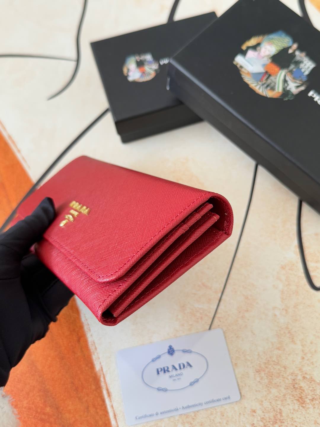 プラダ LM1132 クラシックバッグ - 高品質な十字纹レザー