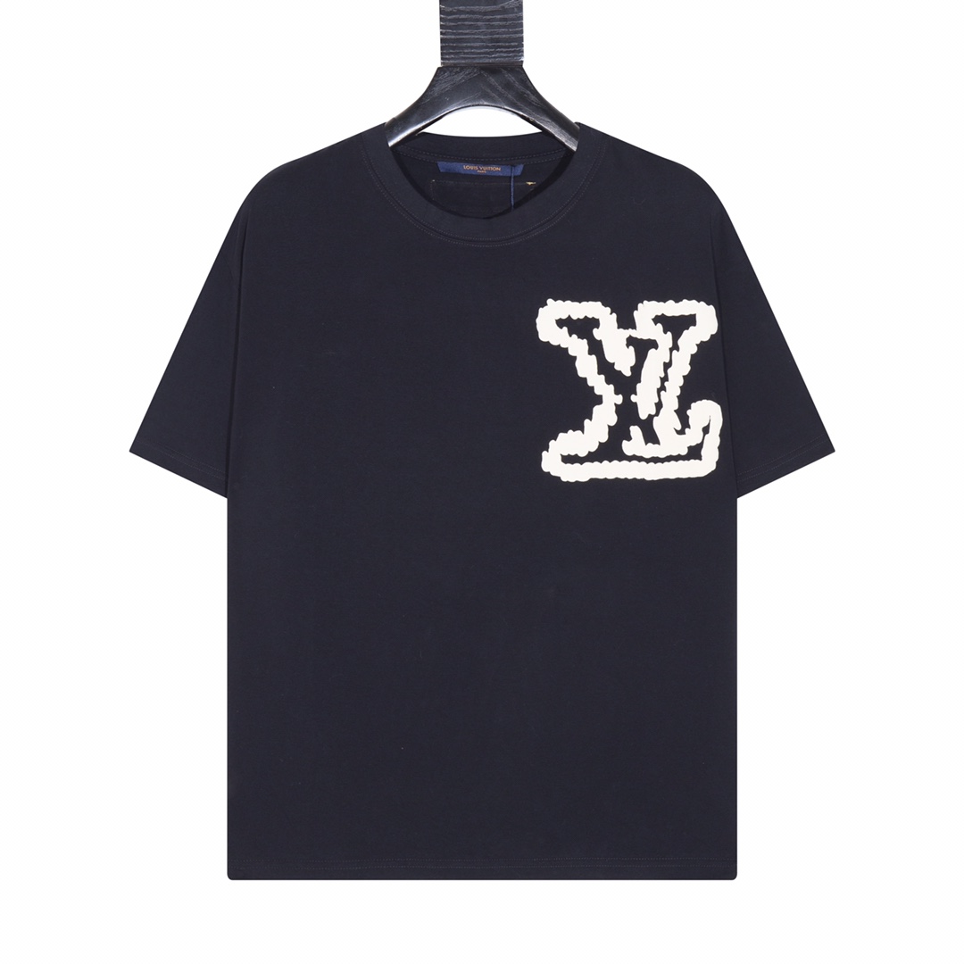 AAA
 Louis Vuitton Clothing T-Shirt Shop Now
 Printing Unisex Combed Cotton Spring Collection Short Sleeve