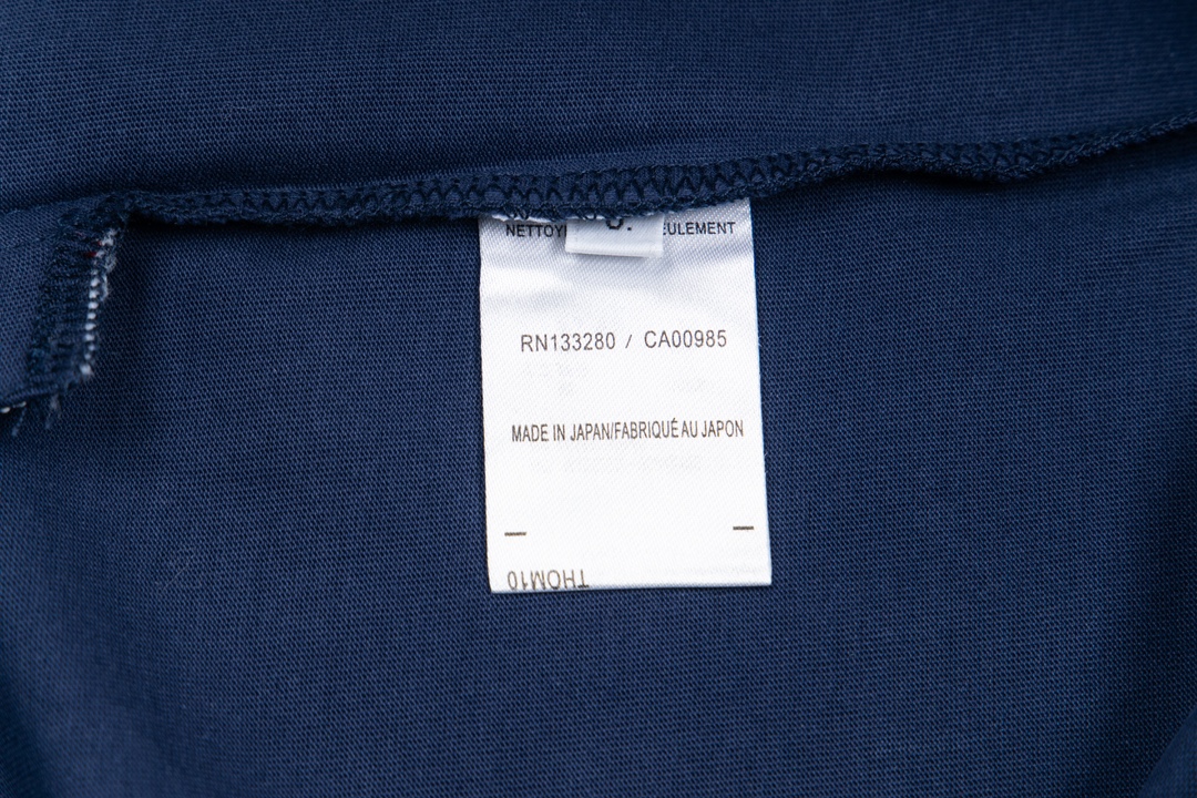 “THOM BROWNE TB 24FW Seaboat Stamp Short Sleeves: One-to-One Cotton Style” - 图片 9