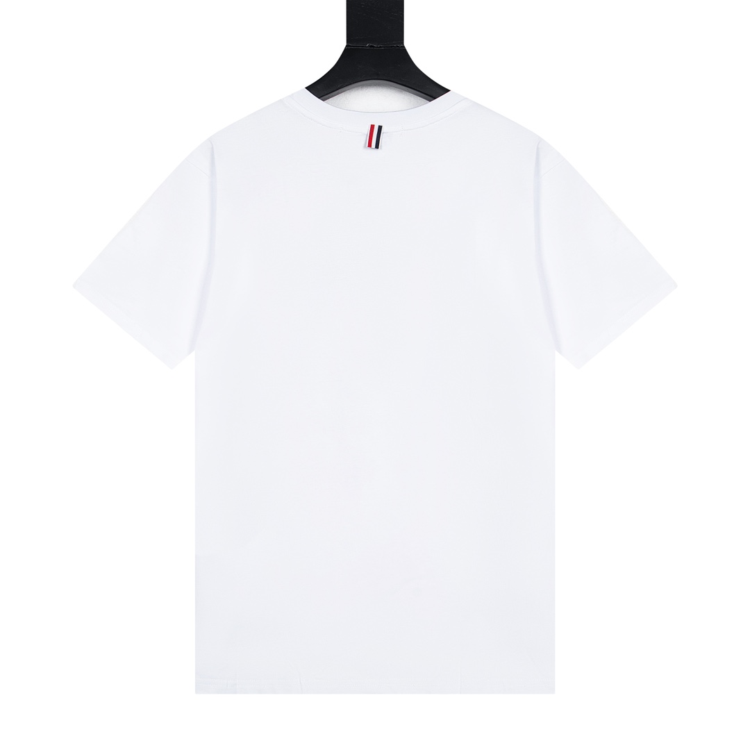 Thom Browne 24SS TB Dog Embroidered Short Sleeves, 1980s-inspired Custom Fabrics. - 图片 2