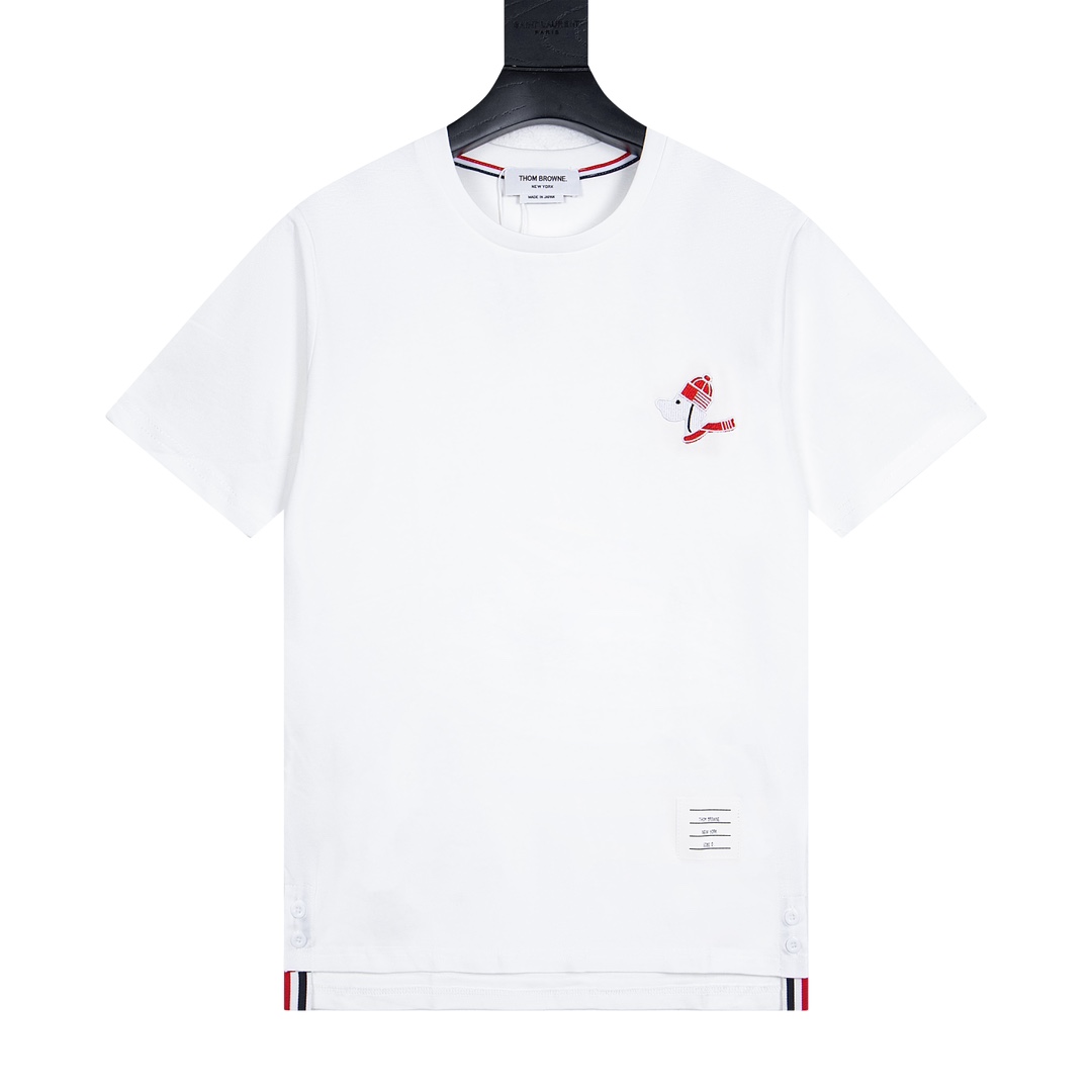 Thom Browne 24SS TB Dog Embroidered Short Sleeves, 1980s-inspired Custom Fabrics. - 图片 1
