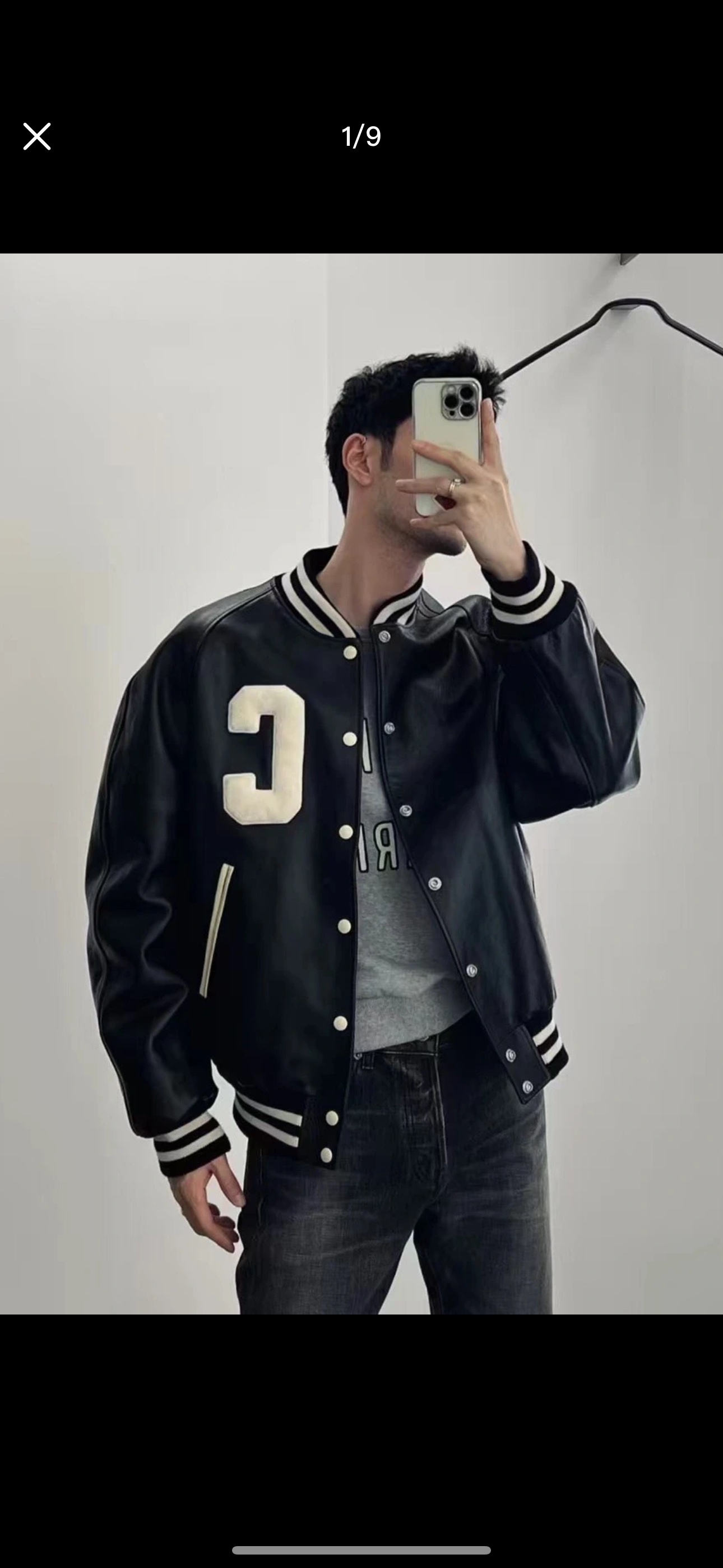 CELINE赛琳CE 凯旋门满印夹克外套 上身效果