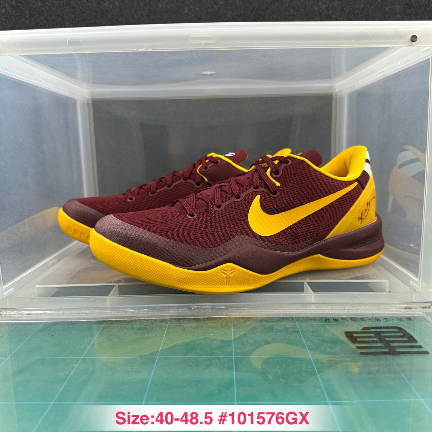 💯GX公司级🔥得 Nike Zoom Kobe 8 科比8代防滑耐磨 减震透气 抗扭 圆头 织物 实战训练 篮球鞋 ✈️货号: 配置: ZoomTubro缓震; 足弓TPU抗扭; 足弓碳板抗扭; 缓震胶 ❤️