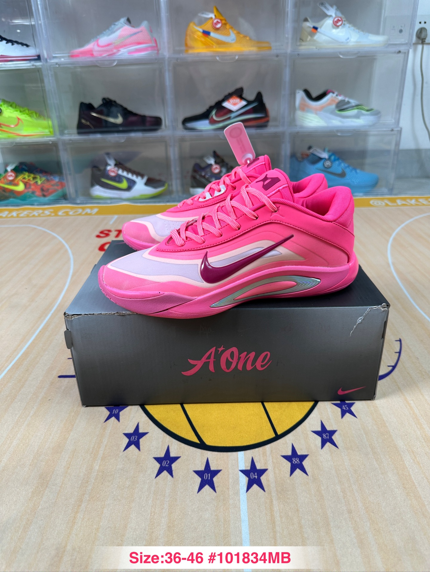 💰160核心私聊 🔥💯公司级🔥🉐Nike A'One 阿贾·威尔逊 耐磨低帮篮球鞋！男女同款！ ✈️货号: ❤️尺码:36-46!