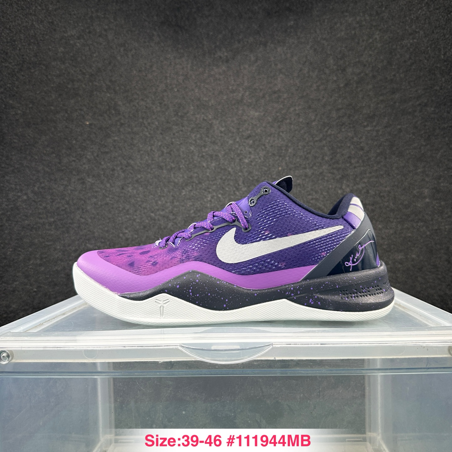 💯公司级🔥得 Nike Zoom Kobe 8 科比8代防滑耐磨 减震透气 抗扭 圆头 织物 实战训练 篮球鞋 ✈️货号: 555035-500 配置: ZoomTubro缓震; 足弓TPU抗扭; 足弓碳板抗扭; 缓震胶 ❤️