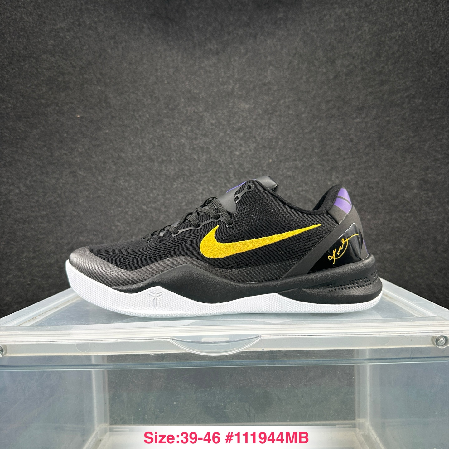 💯公司级🔥得 Nike Zoom Kobe 8 科比8代防滑耐磨 减震透气 抗扭 圆头 织物 实战训练 篮球鞋 ✈️货号: FV6325-008 配置: ZoomTubro缓震; 足弓TPU抗扭; 足弓碳板抗扭; 缓震胶 ❤️