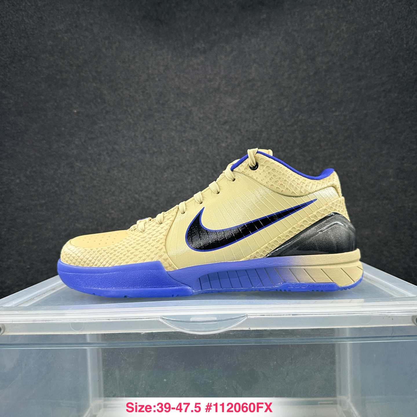 💰300 
🔥💯灭世纯原🔥🉐️耐克 科比4代 实战篮球鞋‼️纯正灭世纯原 顶配呈现👊🏻
●前掌ZOOM TURBO➕后掌马蹄ZOOM
●『唯一正确』PROTRO复刻大底【大底纹路加密】一眼区分市场货品
●鞋头正确激光冲孔工艺 落料无残留
●ZK版型神韵 自行对比 懂的都懂 
❤️尺码39-47.5