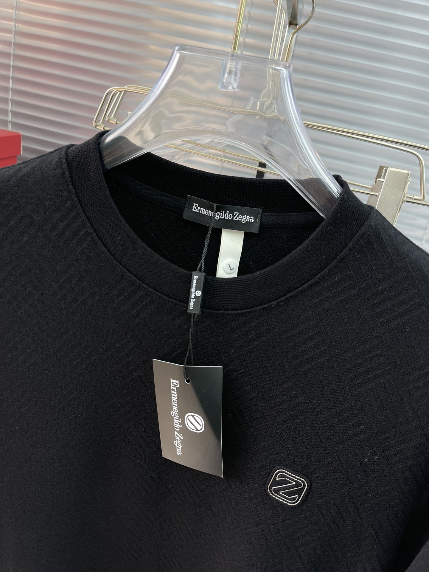 码数L-4XL杰尼亚/Zeg*a.2023秋季新款男士长袖T恤品牌最新设计元素！既不单调也不复杂,恰到好