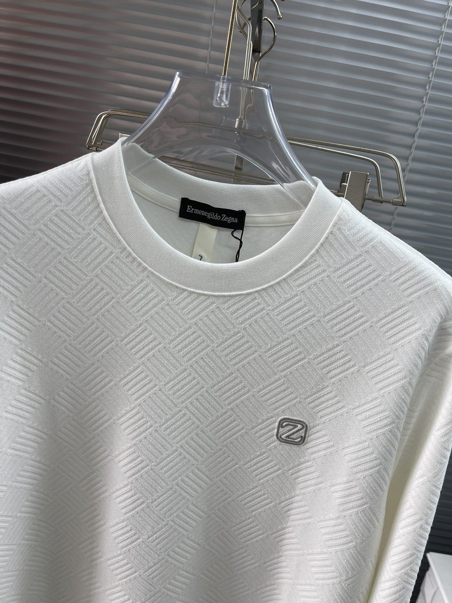 码数L-4XL杰尼亚/Zeg*a.2023秋季新款男士长袖T恤品牌最新设计元素！既不单调也不复杂,恰到好