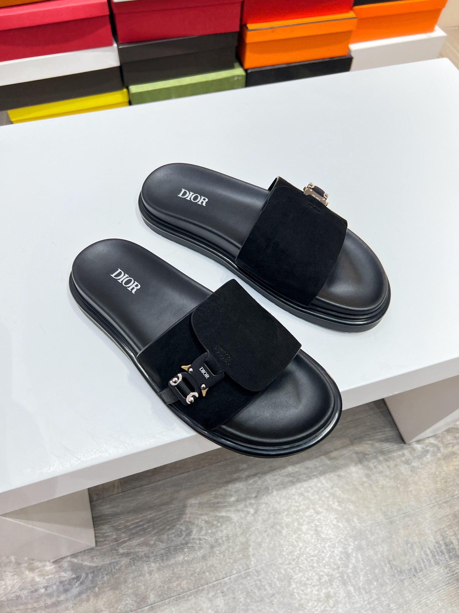 [DIOR] versión superior P:150Size39-44 (38,45 a medida) 2024ss Dior últimas zapatillas de los hombre