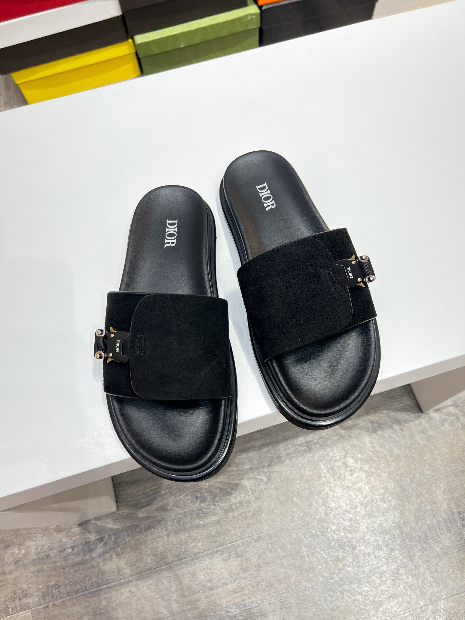 [DIOR] versión superior P:150Size39-44 (38,45 a medida) 2024ss Dior últimas zapatillas de los hombre