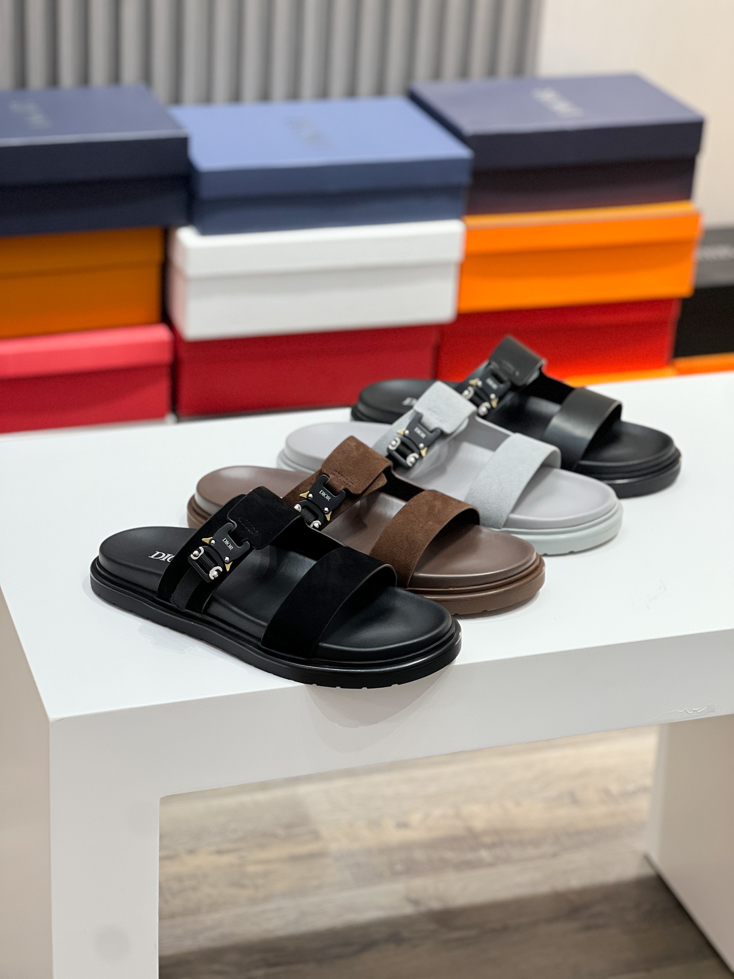 [DIOR] versión superior P:150Size39-44 (38,45 a medida) 2024ss Dior últimas zapatillas de los hombre