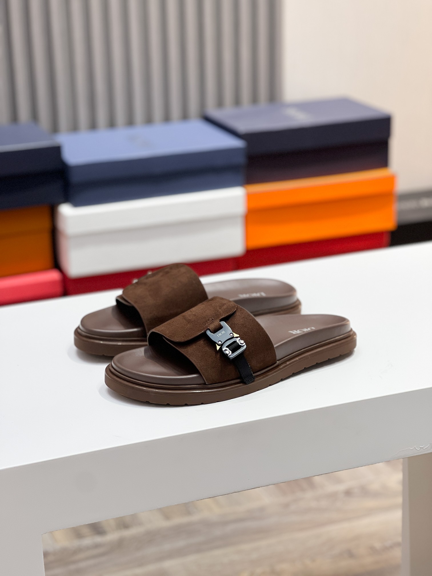[DIOR] versión superior P:150Size39-44 (38,45 a medida) 2024ss Dior últimas zapatillas de los hombre