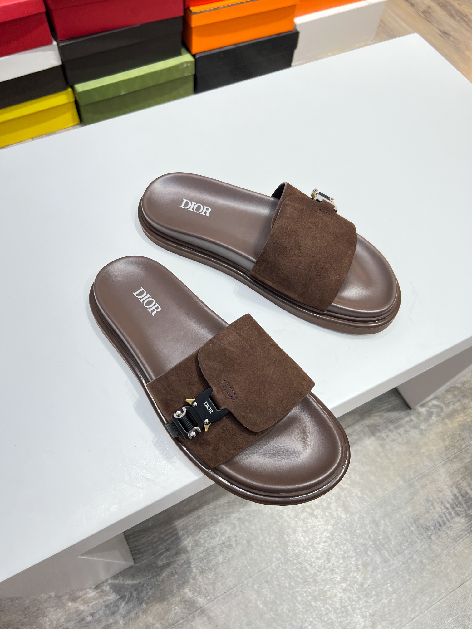 [DIOR] versión superior P:150Size39-44 (38,45 a medida) 2024ss Dior últimas zapatillas de los hombre