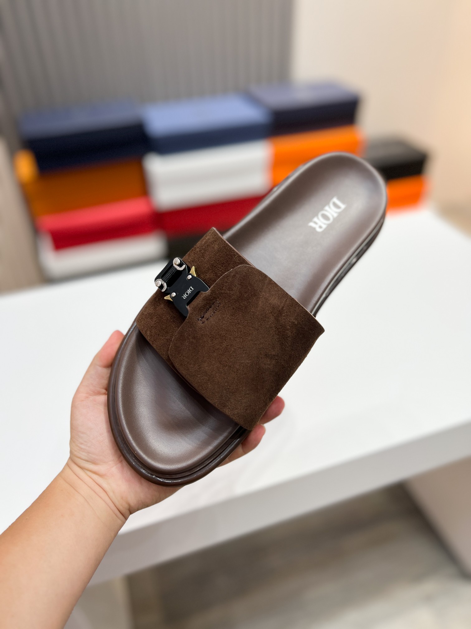 [DIOR] versión superior P:150Size39-44 (38,45 a medida) 2024ss Dior últimas zapatillas de los hombre