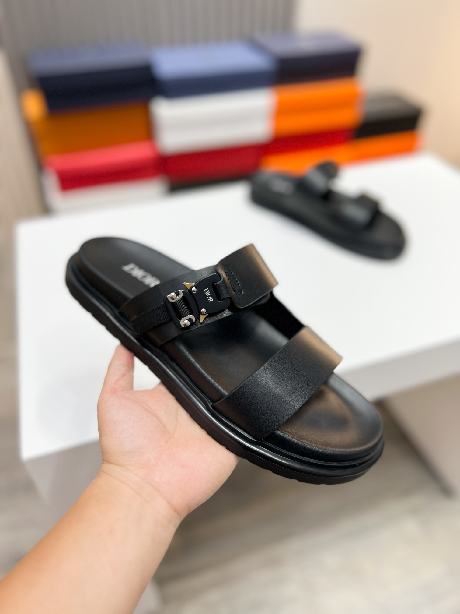 [DIOR] versión superior P:150Size39-44 (38,45 a medida) 2024ss Dior últimas zapatillas de los hombre