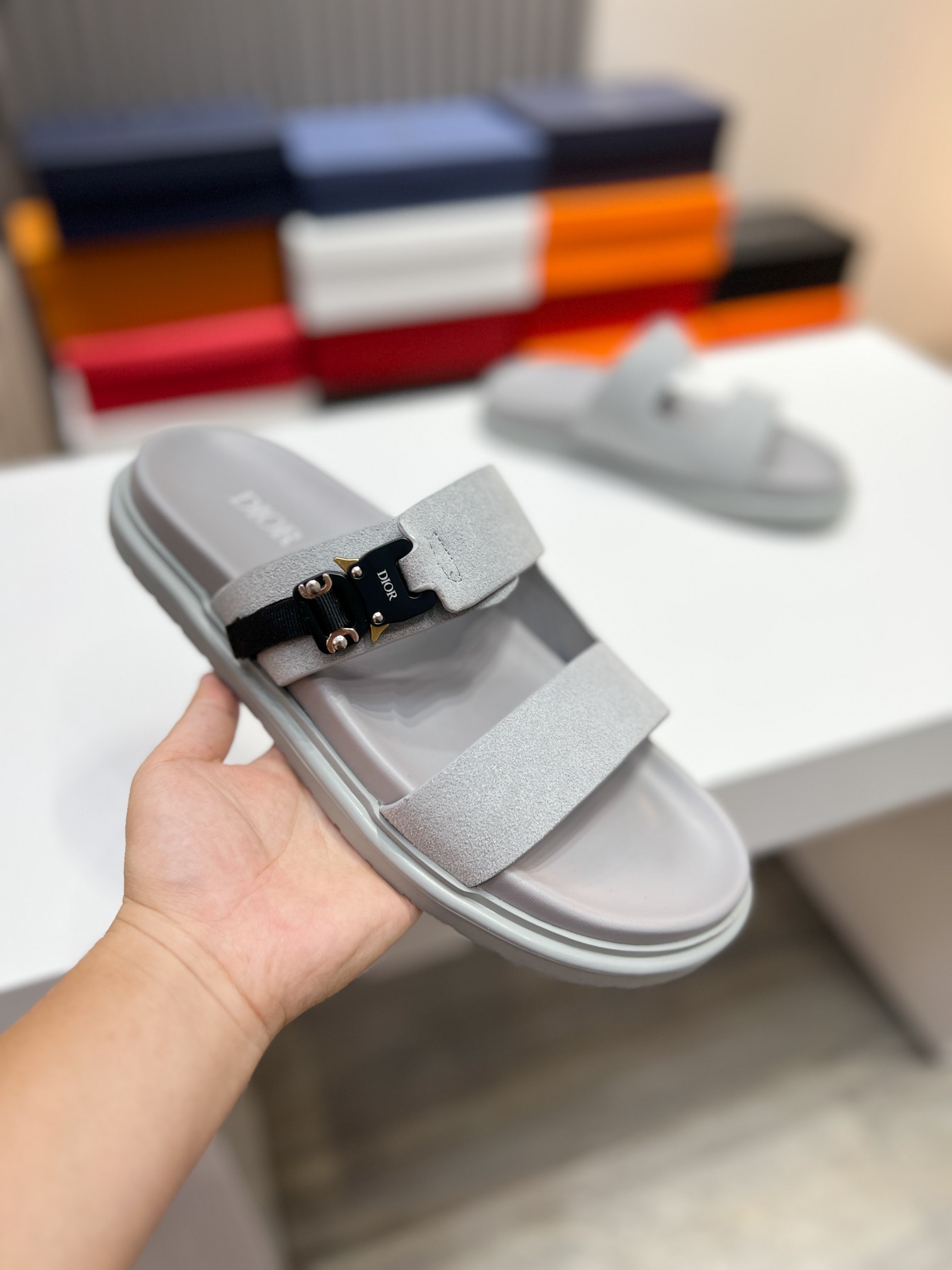 [DIOR] versión superior P:150Size39-44 (38,45 a medida) 2024ss Dior últimas zapatillas de los hombre