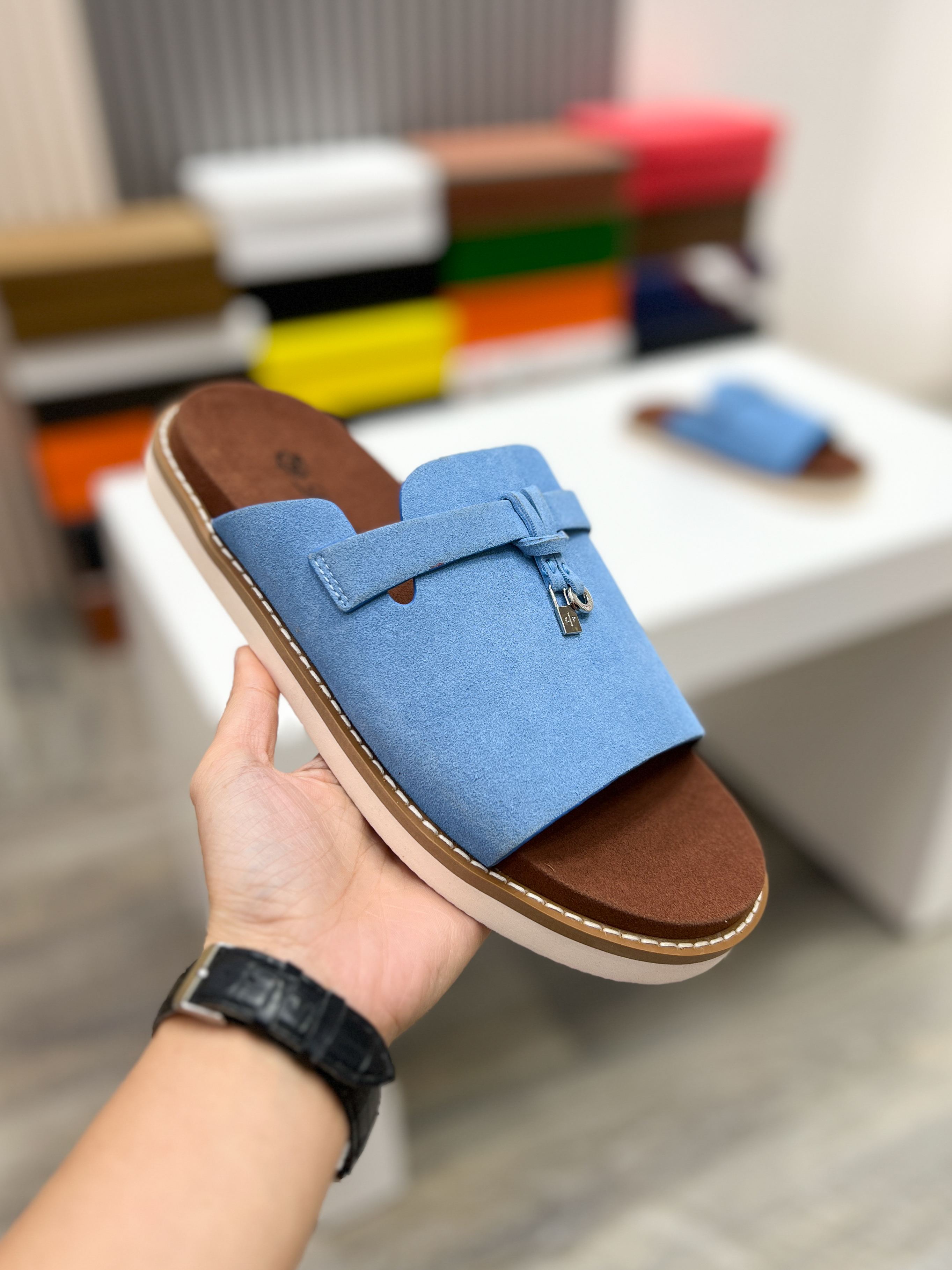Loro Piana Classic Luxury Leather Shoe Loafer Ref.94B92810 5