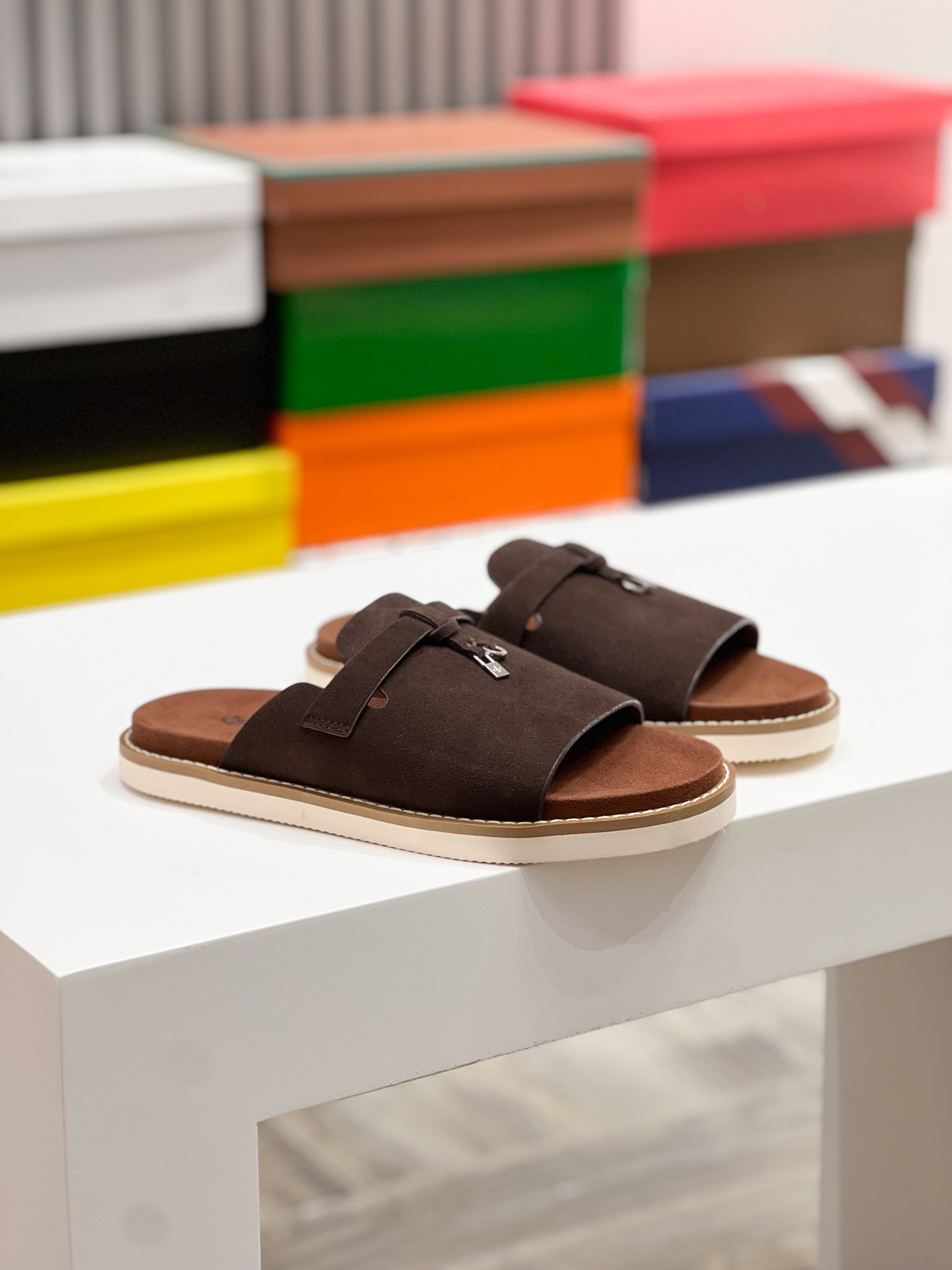 Loro Piana Classic Luxury Leather Shoe Loafer Ref 3