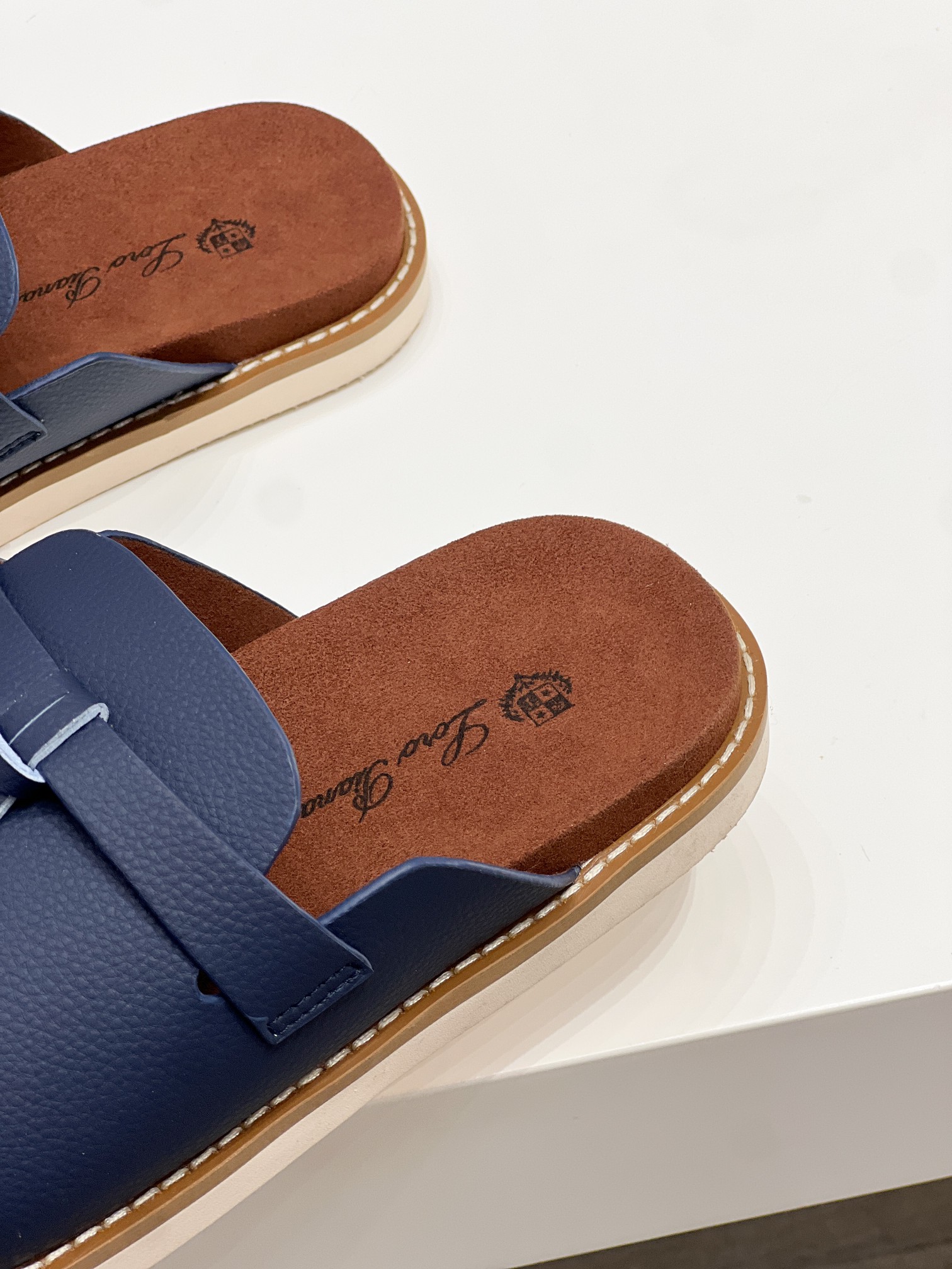 诺悠翩雅 Loro Piana 经典高奢皮鞋鞋履高跟鞋 #87AA927B 4