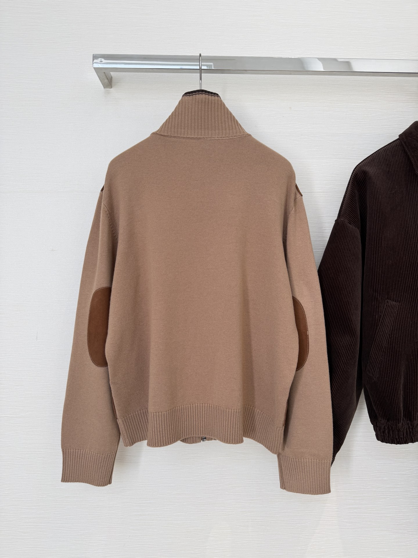 Miu Miu Suede & Cashmere Blend Cardigan - Cozy Autumn Knitwear 3 i1763947447725 3227 0 1