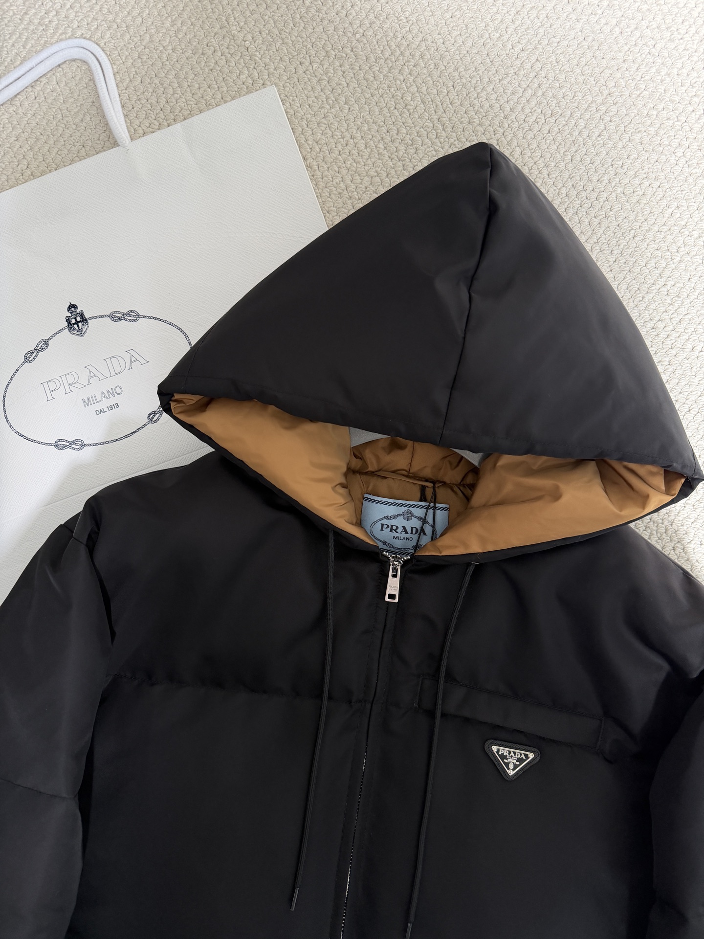 Prada Re-Nylon Padded Hooded Jacket: Lightweight, Waterproof, and Windproof 5 i1765154872909 5051 0 3
