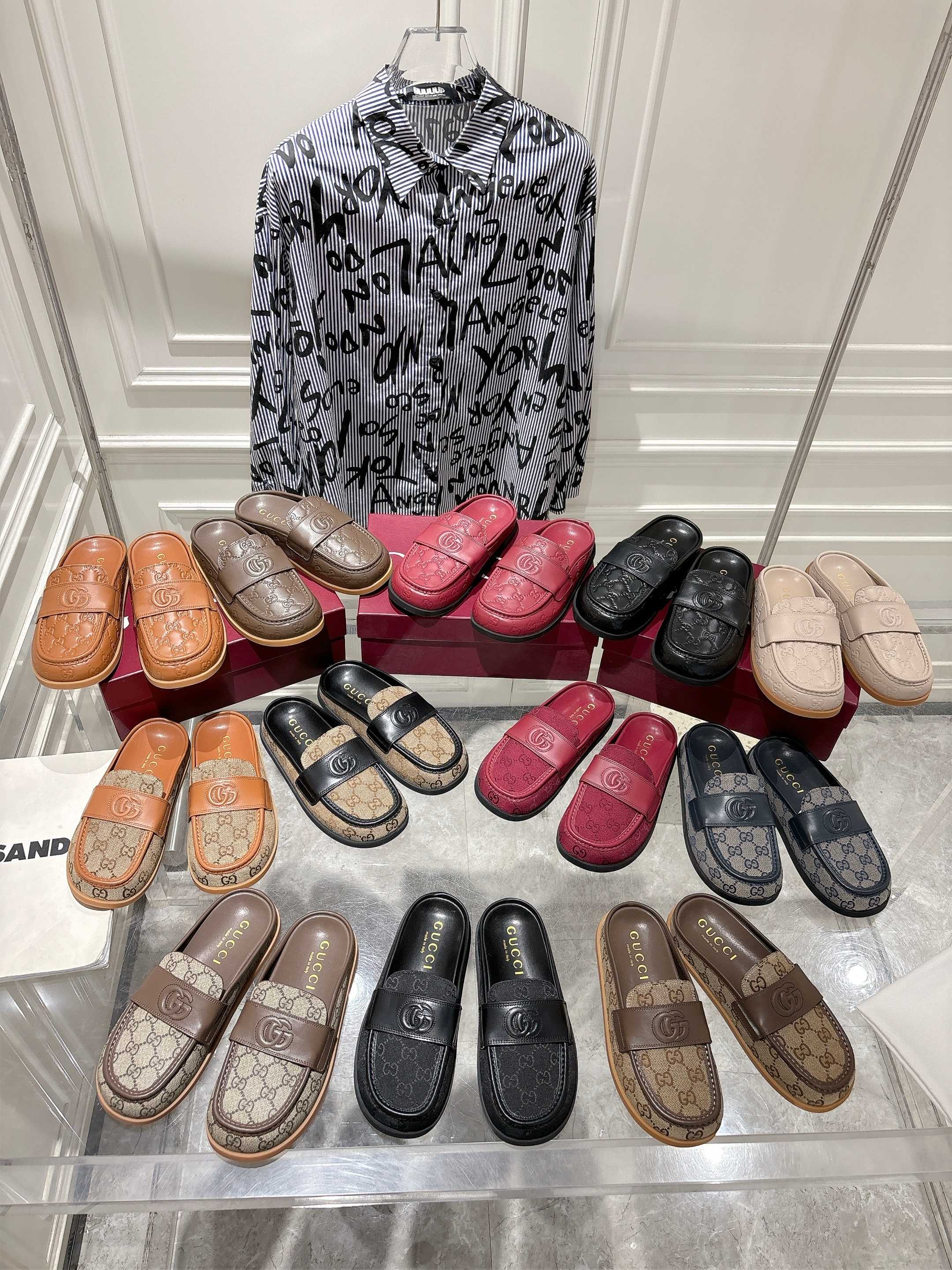 NO:383001,Added color scheme, half drag19860909新增配色,半拖,Women's Shoes