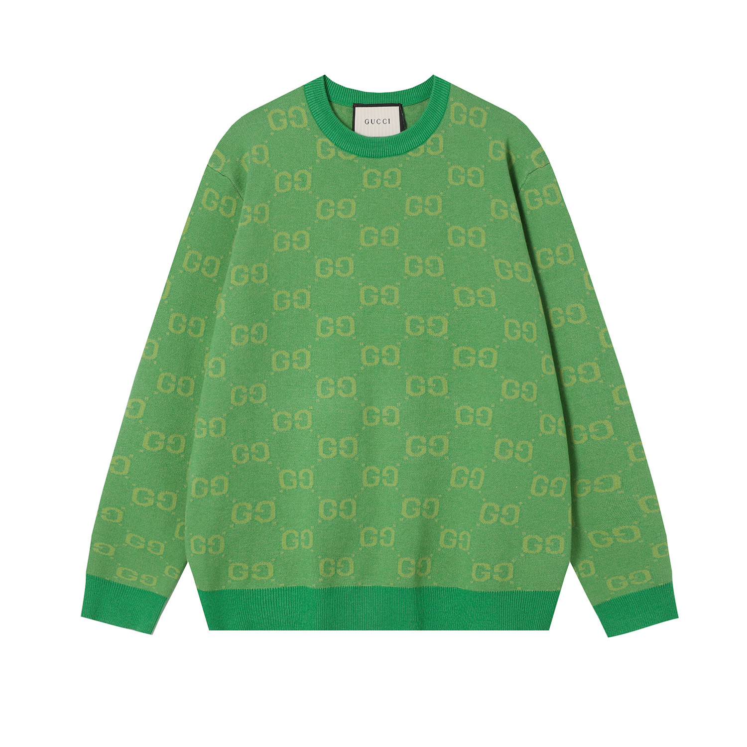 🔥🔥🔥Suéter de punto jacquard de lana doble G Gucci 2023, colores vivos, unisex y versátil, tallas XS~L