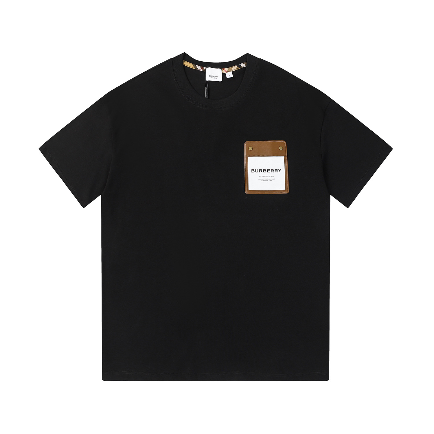 【Nuevo lanzamiento】🔥🆕24SS BURBERRY Nuevo modelo, camiseta de manga corta de hilo de algodón, cómoda y transpirable, n…