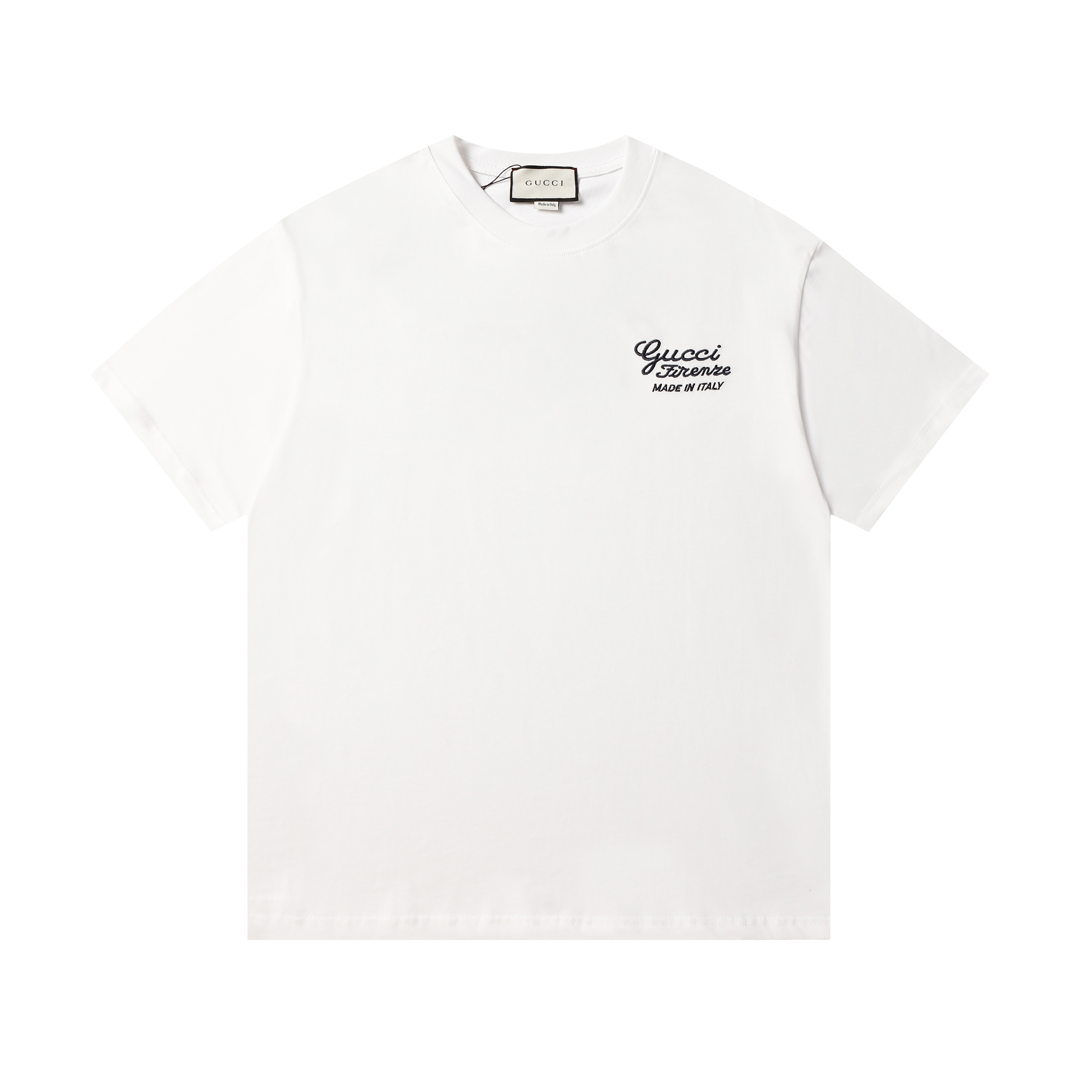 🔥🔥🔥G家 Verano 2024 Camiseta clásica de manga corta de algodón puro de doble hilo con bordado de logo y letras, cuello…