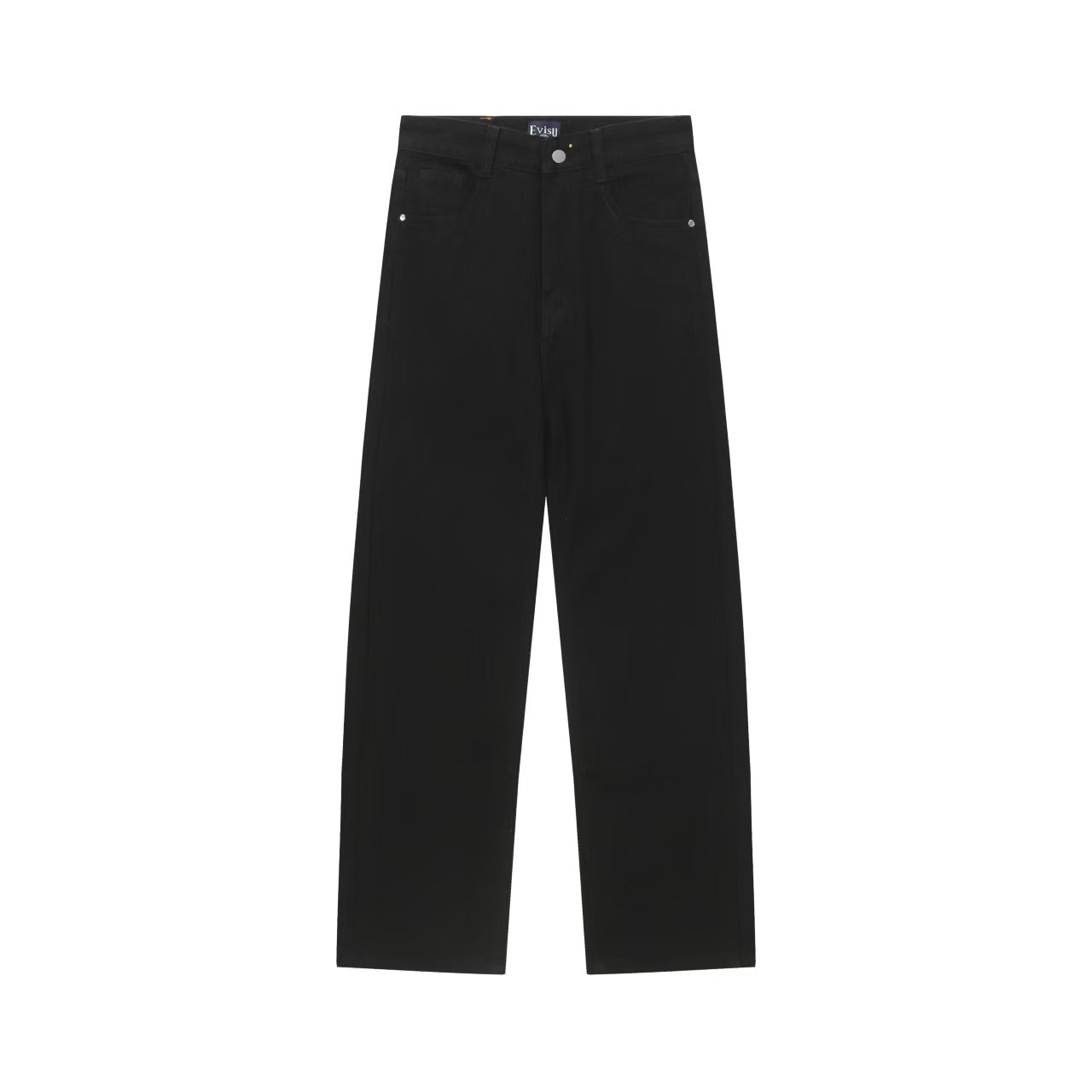 P125 Moling Fukujin vaqueros de otoño e invierno, cara de demonio, Dole, bordado M grande y pequeño, pantalon…