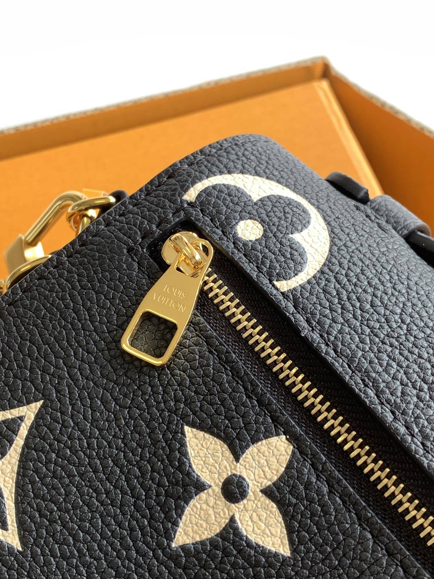 【特级MB芯片版原厂皮】本款 Pochette Metis East West型号:M46596黑色动态