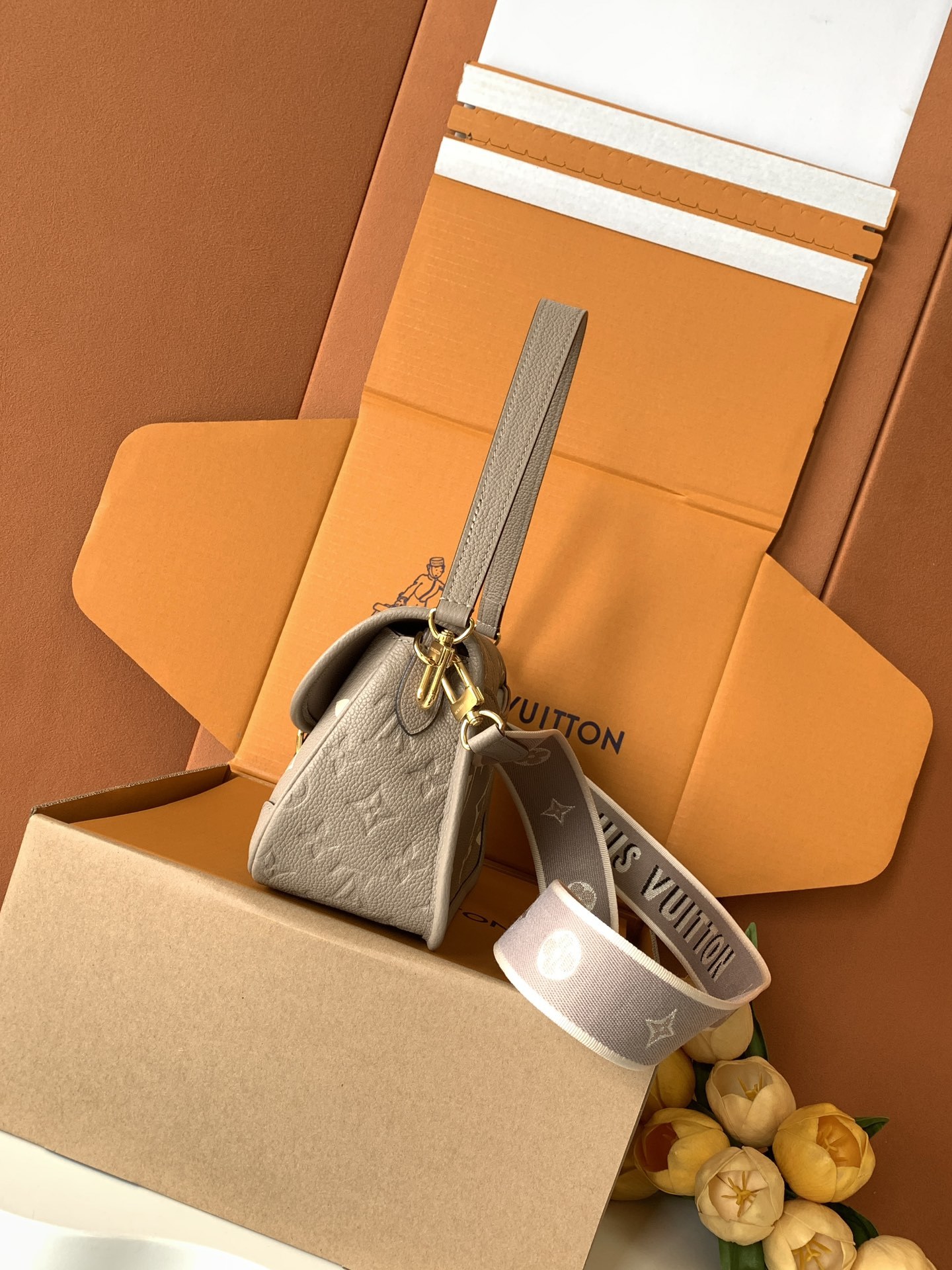 Diane 手袋【特级加强版】型号: M46583皮料: 是意大利A级皮料五金: 采用进口A级全钢五金包