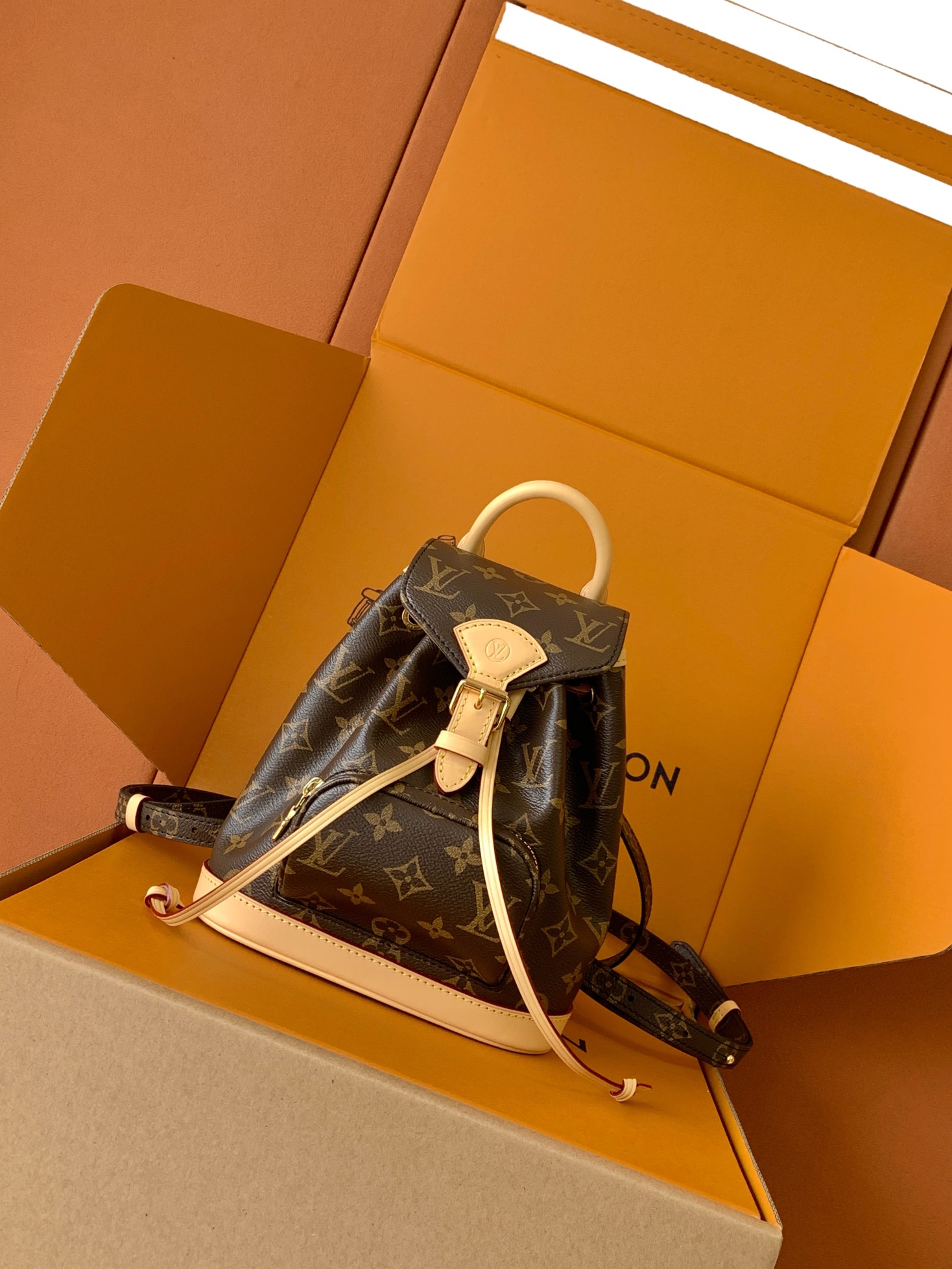Louis Vuitton 全钢MB动态变码蒙苏里 Mini双肩包M11199老花