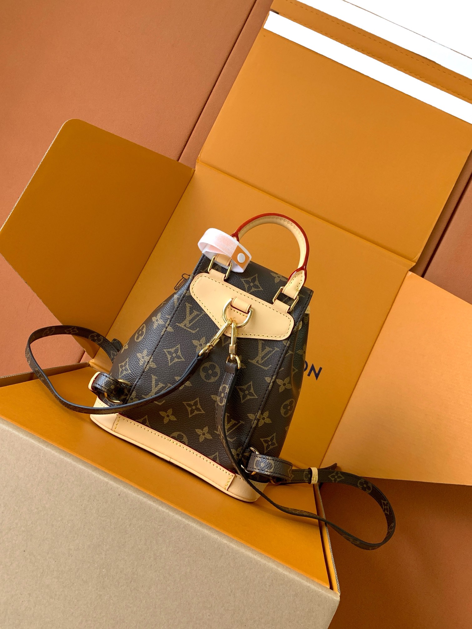 Louis Vuitton 全钢MB动态变码蒙苏里 Mini双肩包M11199老花