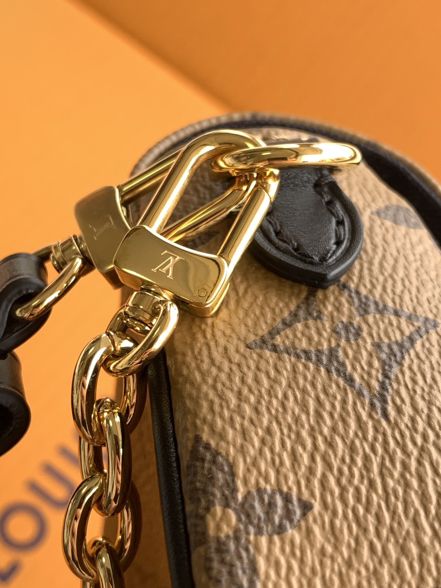 【特级MB163c芯片版原厂皮】WALLET ON CHAIN IVY 手袋型号:M26587黄花材料: