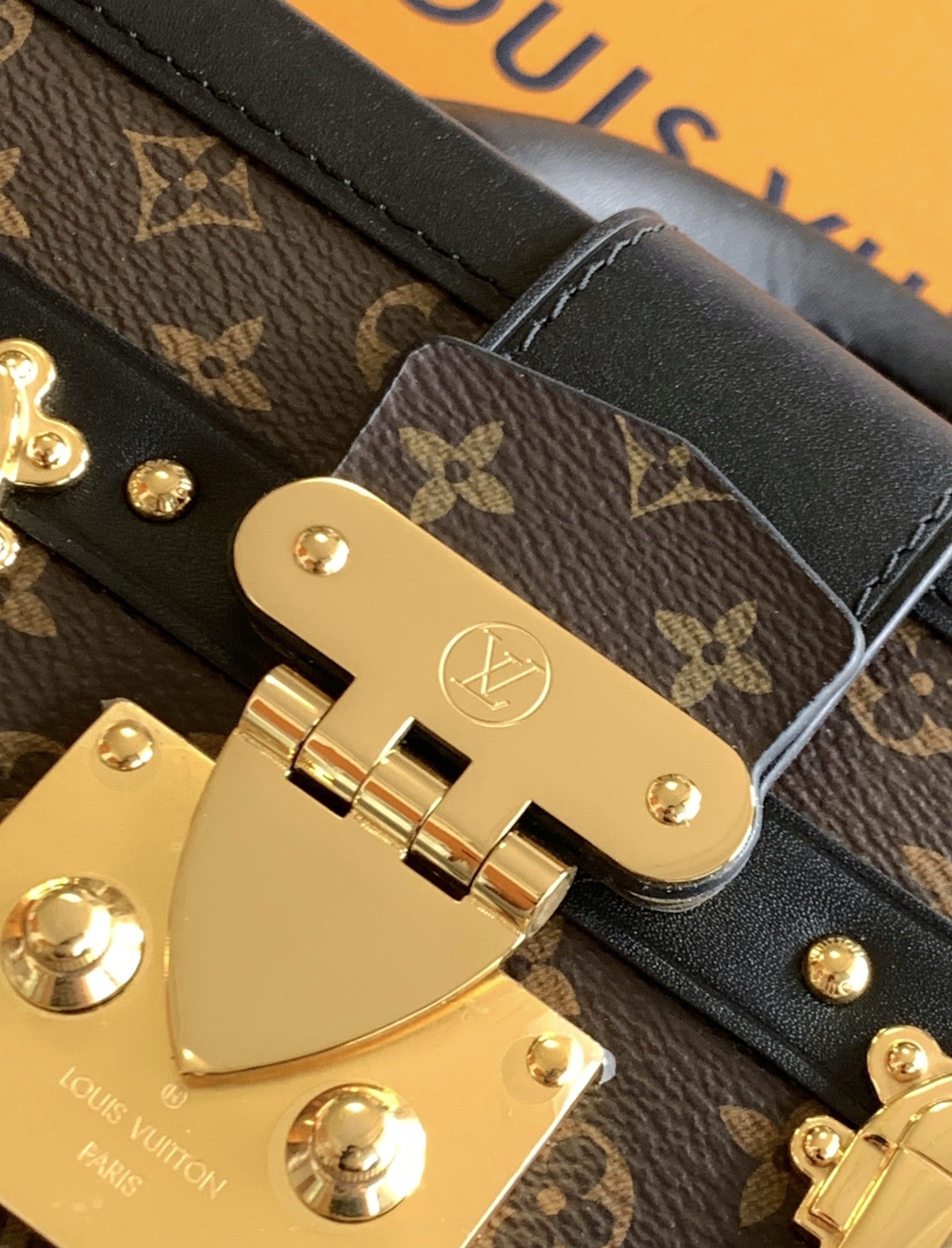 【特级全钢】M46755老花(对版) 盒子包箱子系列 PETITE MALLE CAPITALE 手袋