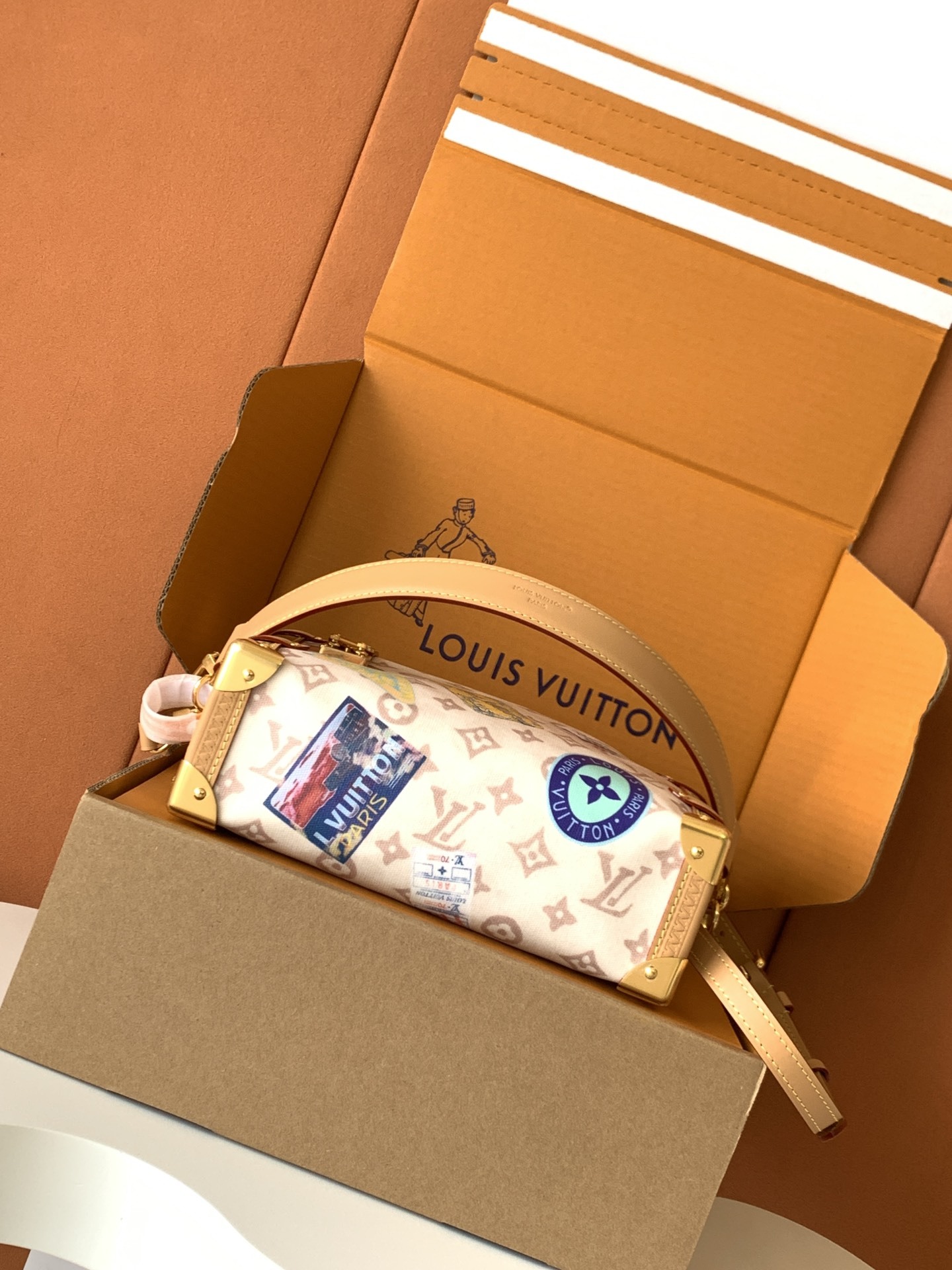 特级全钢 ✨M14606,徽章软盒子 当季新款 SIDE TRUNK Js中号手袋 本款 Side Tr