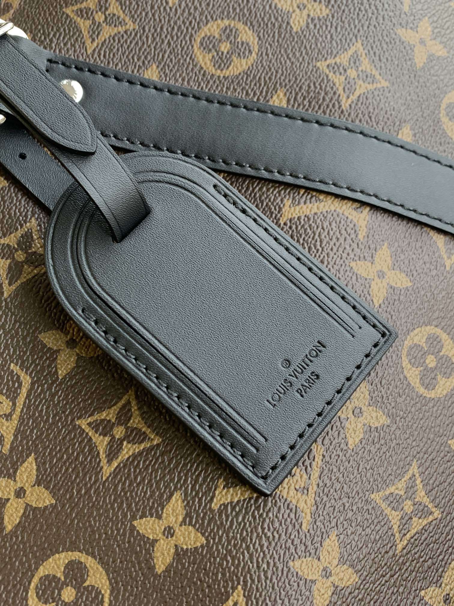 特级全钢 免税版LV KEEPALL 55旅行袋(配肩带)型号:M56714老花配黑皮55💫 升级回货!