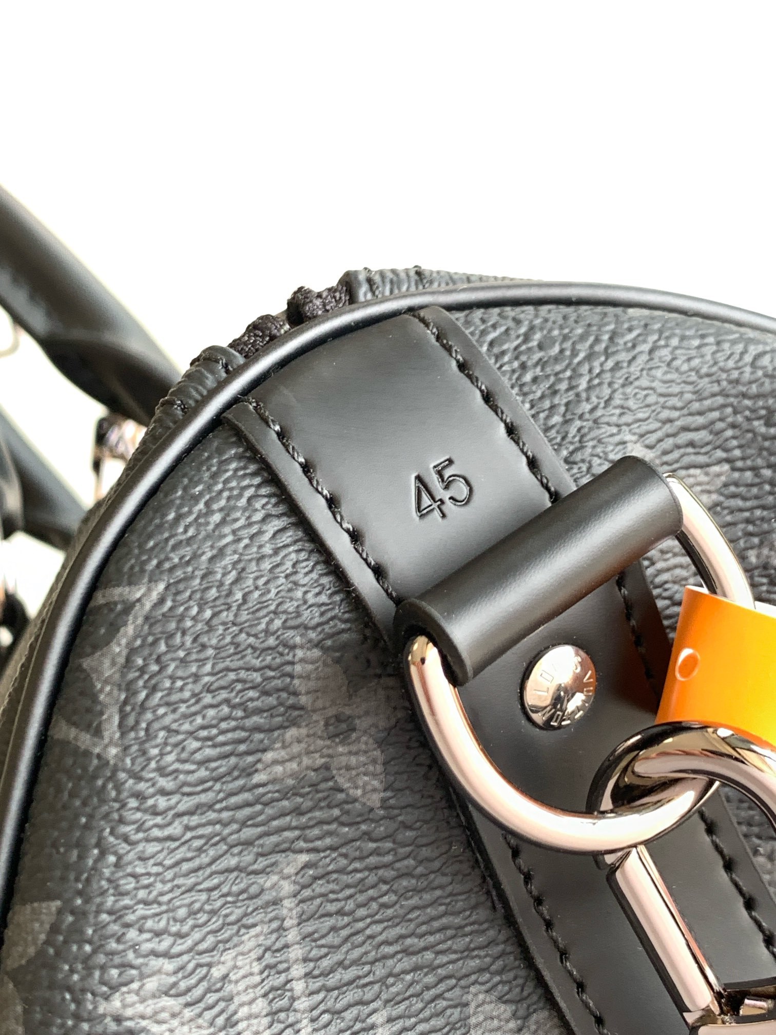 💋 新款丝印(全钢五金)【特级芯片版:配全套专柜包装】 KEEPALL 45 MON MONOGRAM