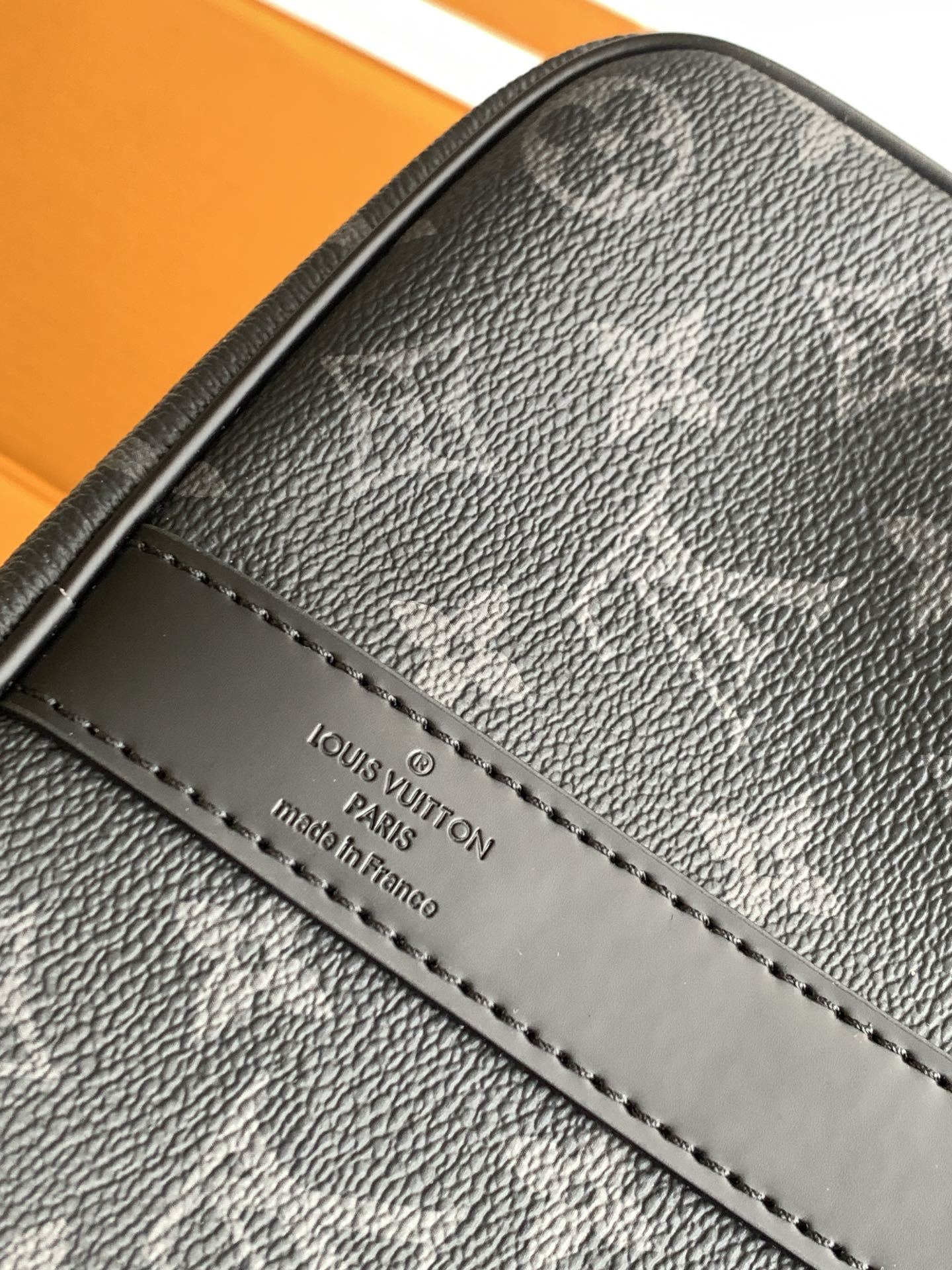 💋 新款丝印(全钢五金)【特级芯片版:配全套专柜包装】 KEEPALL 45 MON MONOGRAM