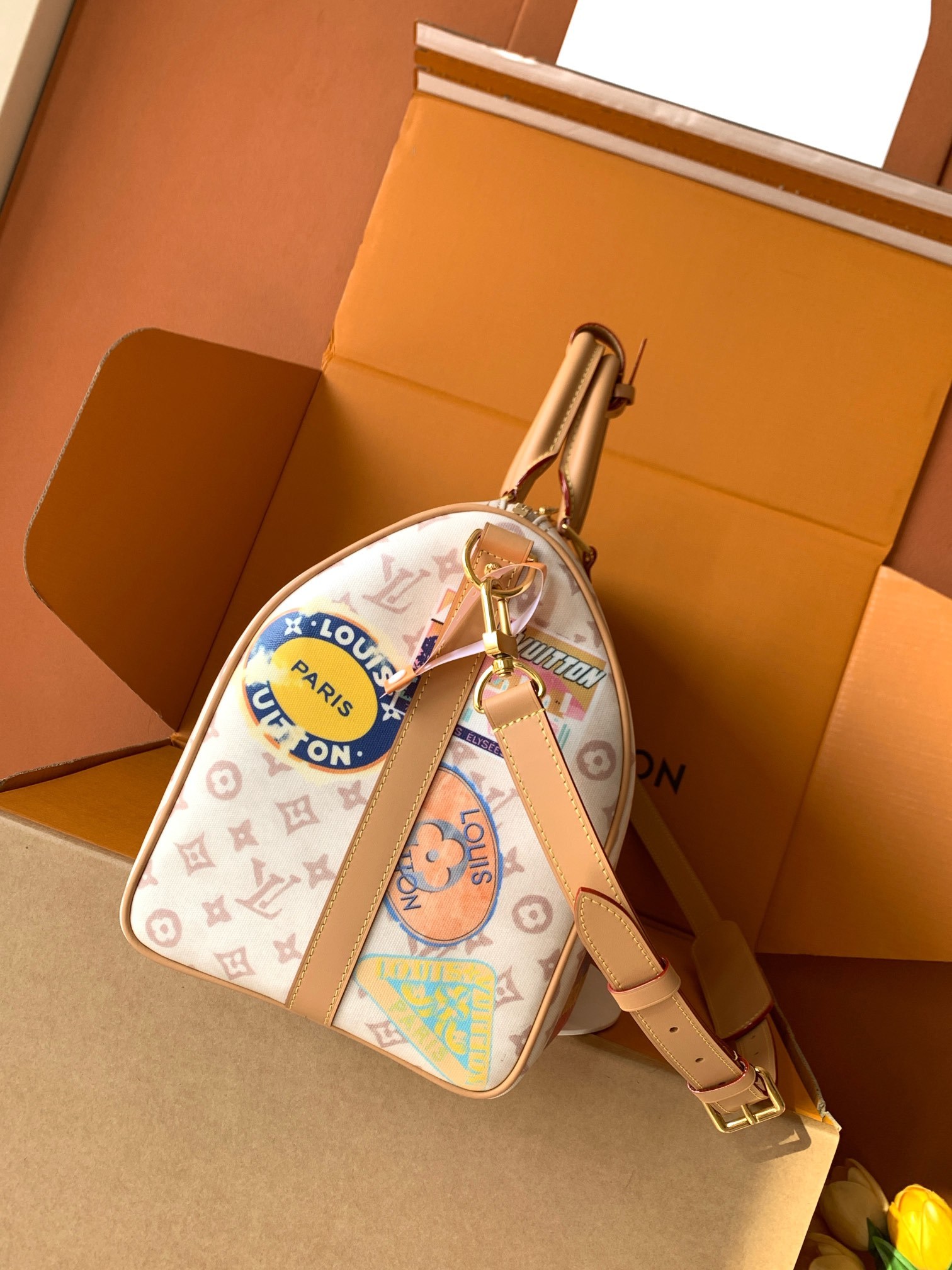 特级全钢 KEEALLBANDOULIERE45旅行袋货号M14736 45×27×20厘米(长度×高×