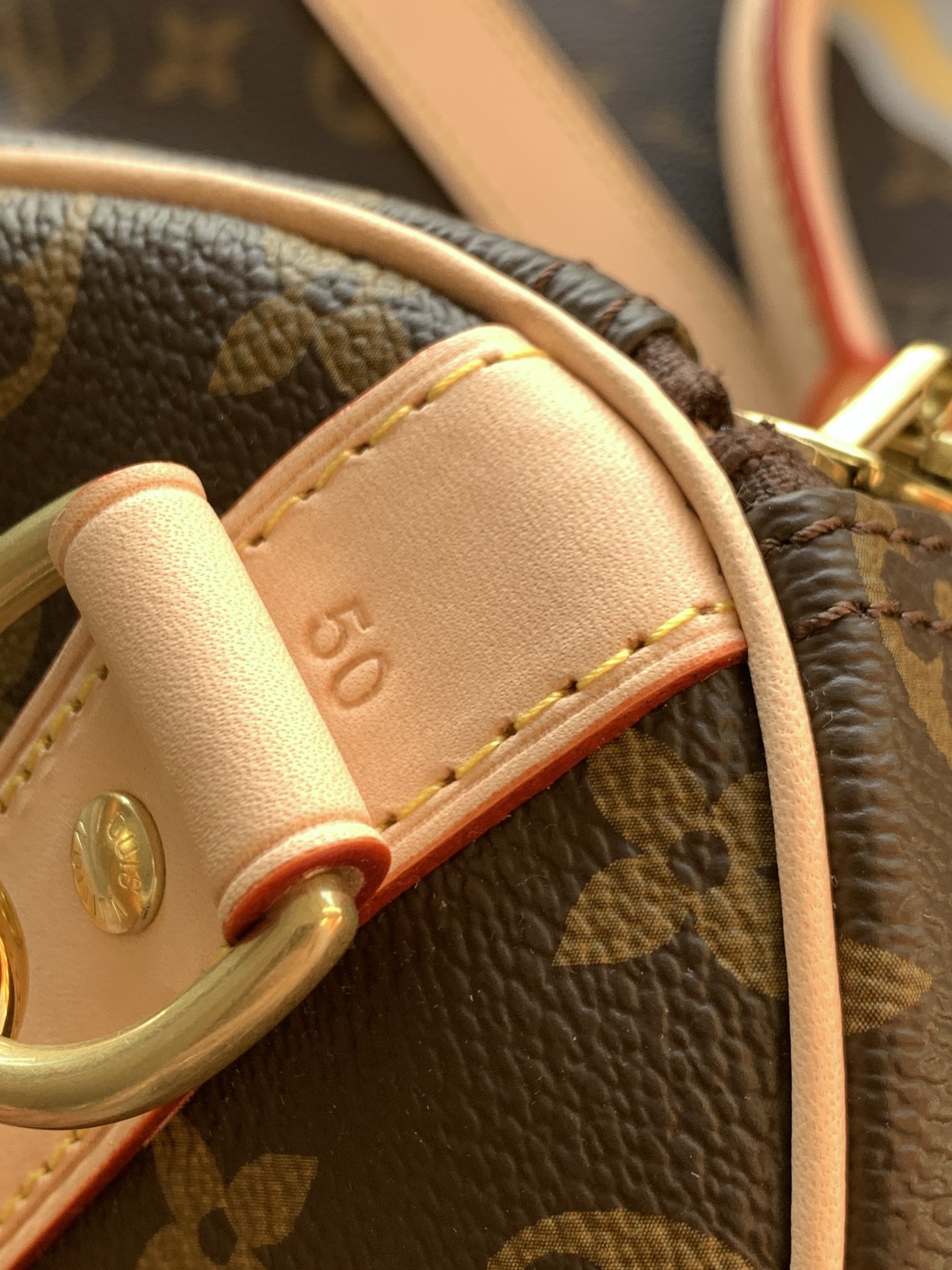 【特级MB原厂皮芯片版】KEEPALL BANDOULIÈRE 50 旅行袋型号:材料:A级全钢五金,进