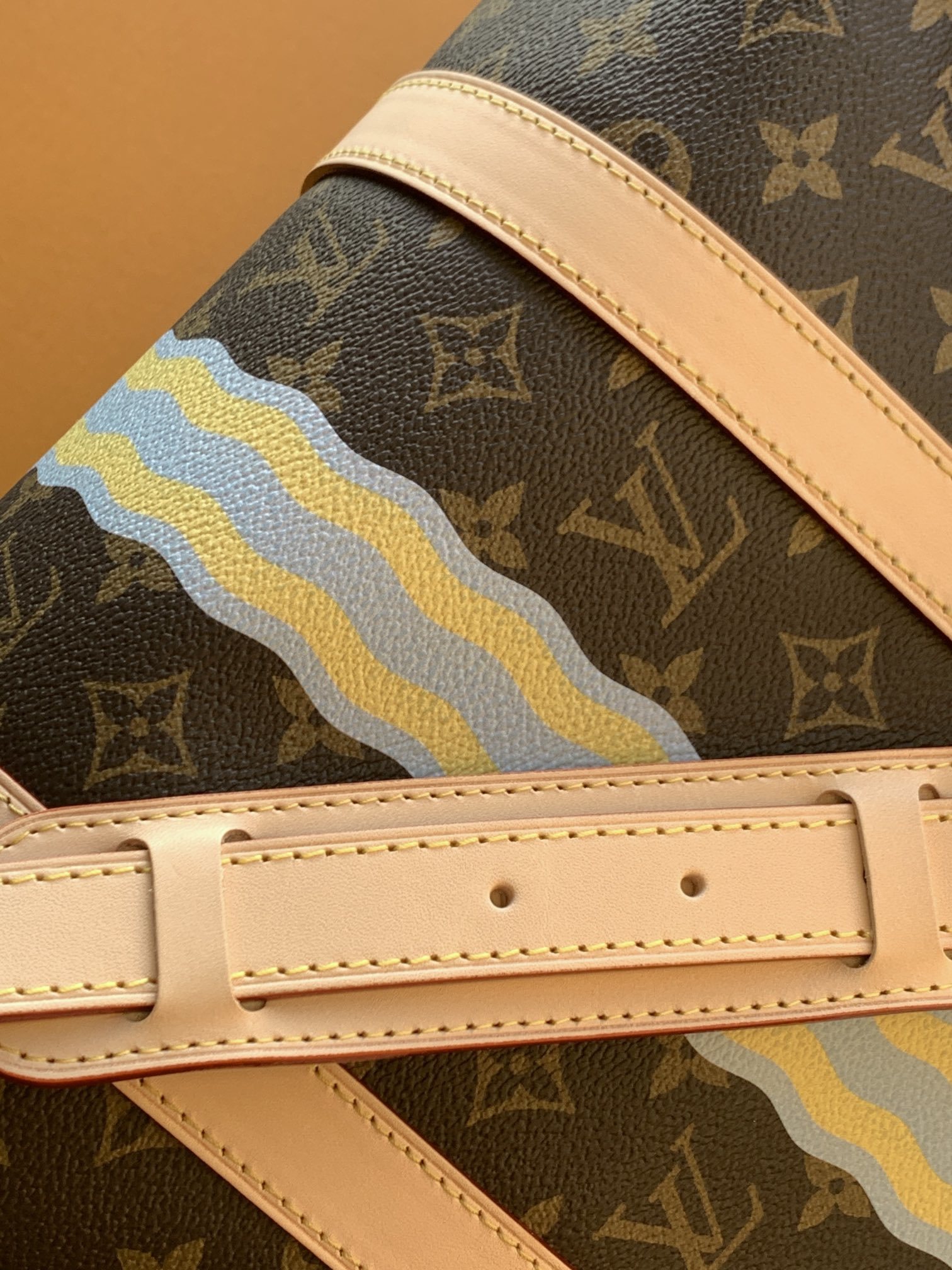 【特级MB原厂皮芯片版】KEEPALL BANDOULIÈRE 50 旅行袋型号:材料:A级全钢五金,进