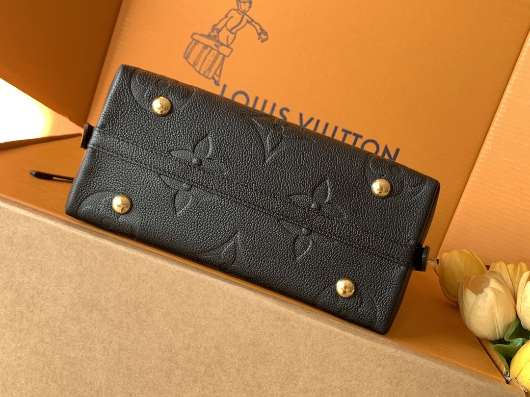 【特级MB芯片版原厂皮】 CarryAll 小号手袋取材 Mono gram Empreinte 压纹皮