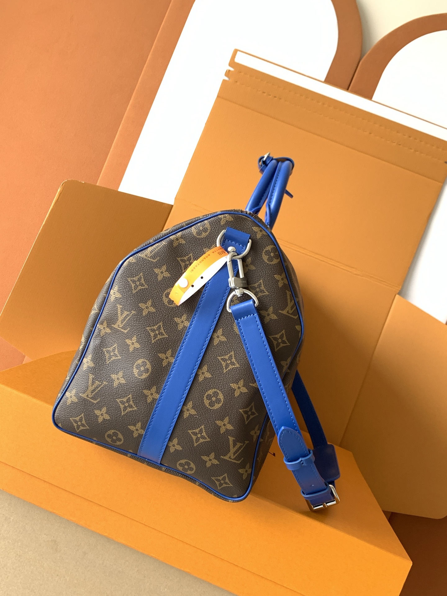 M12633【原厂皮 全钢 芯片版配全套专柜包装】 KEEPALL BANDOULIÈRE 50 旅行袋