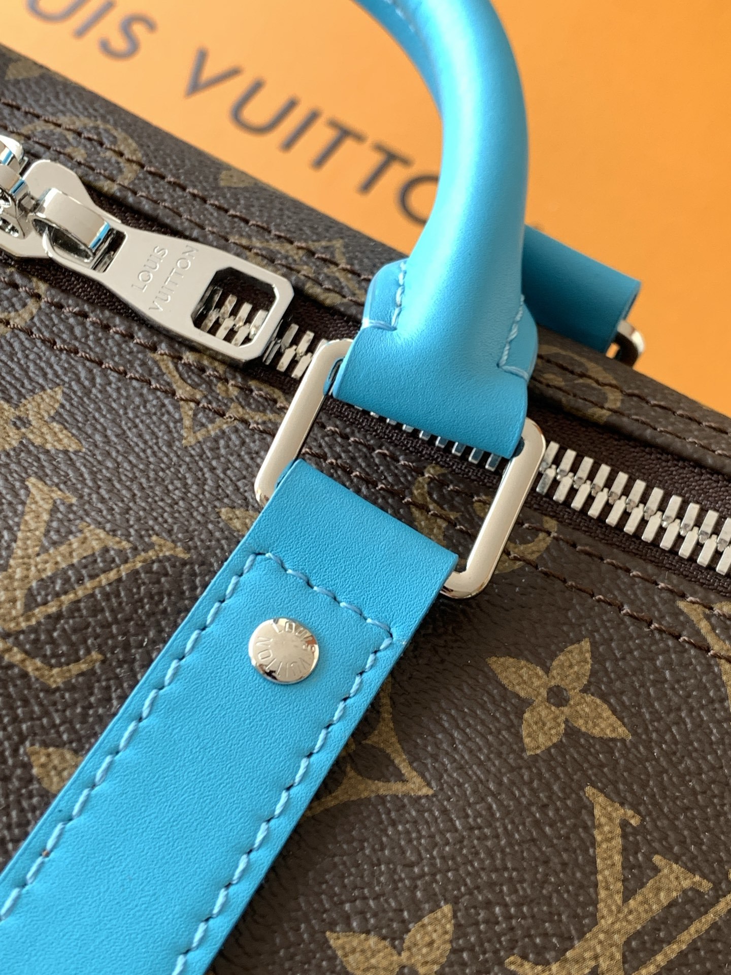 M12629 【原厂皮 全钢 芯片版配全套专柜包装】 KEEPALL BANDOULIÈRE 50 旅行