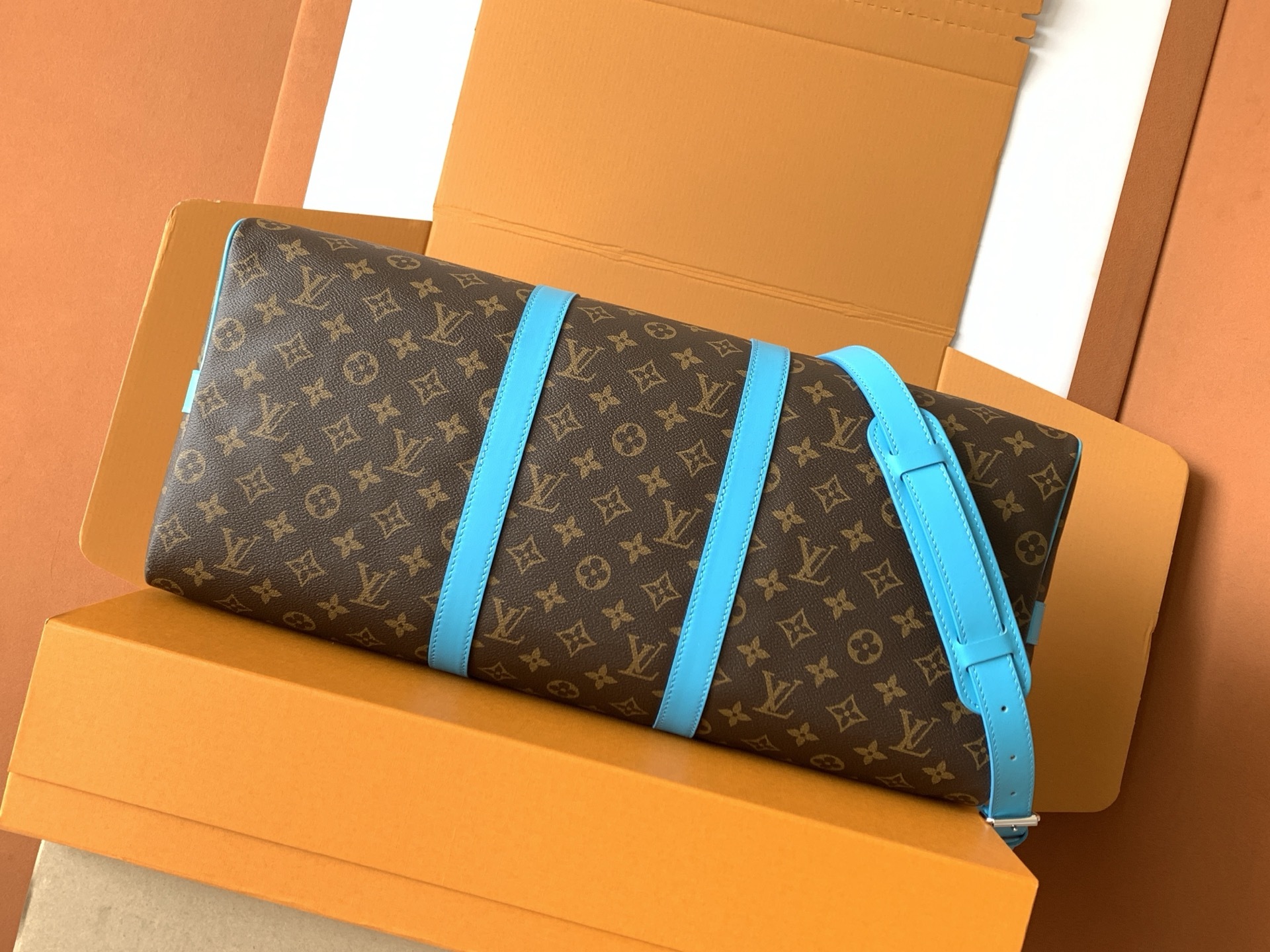 M12629 【原厂皮 全钢 芯片版配全套专柜包装】 KEEPALL BANDOULIÈRE 50 旅行