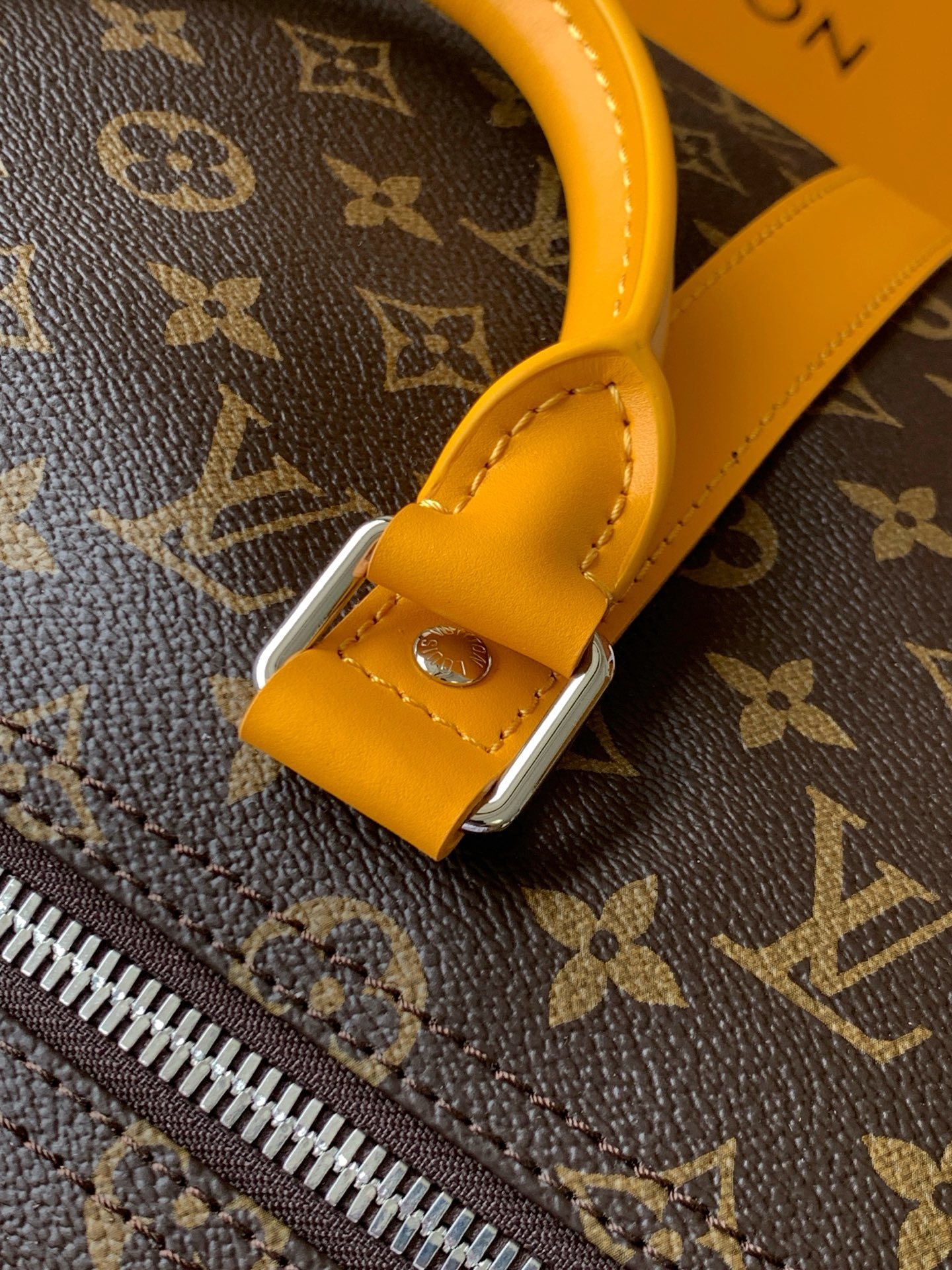 M12634【原厂皮 全钢 芯片版配全套专柜包装】 KEEPALL BANDOULIÈRE 50 旅行袋