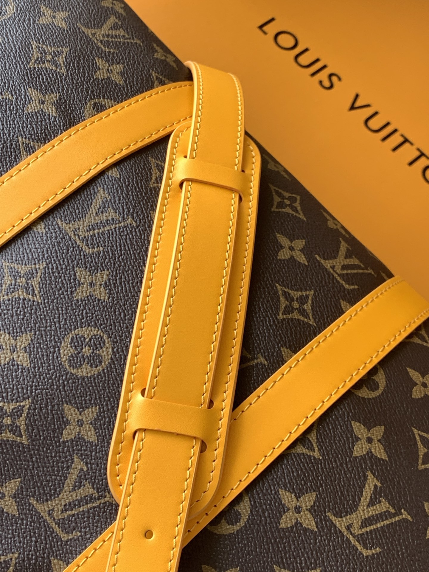 M12634【原厂皮 全钢 芯片版配全套专柜包装】 KEEPALL BANDOULIÈRE 50 旅行袋